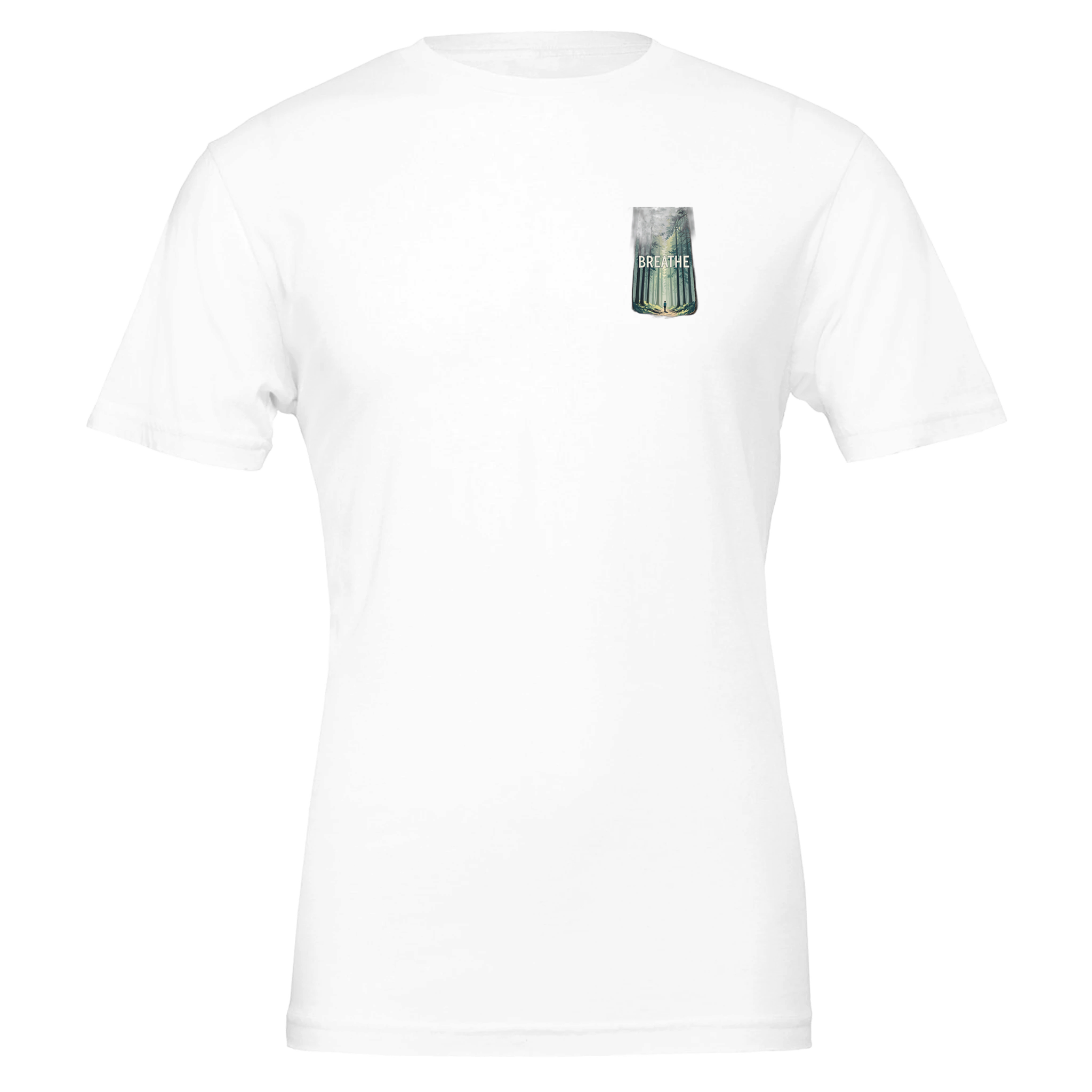 Forest Bathing T-Shirt Unisex Cotton Tee UK T-Shirt — detail view | Wild Thread Co