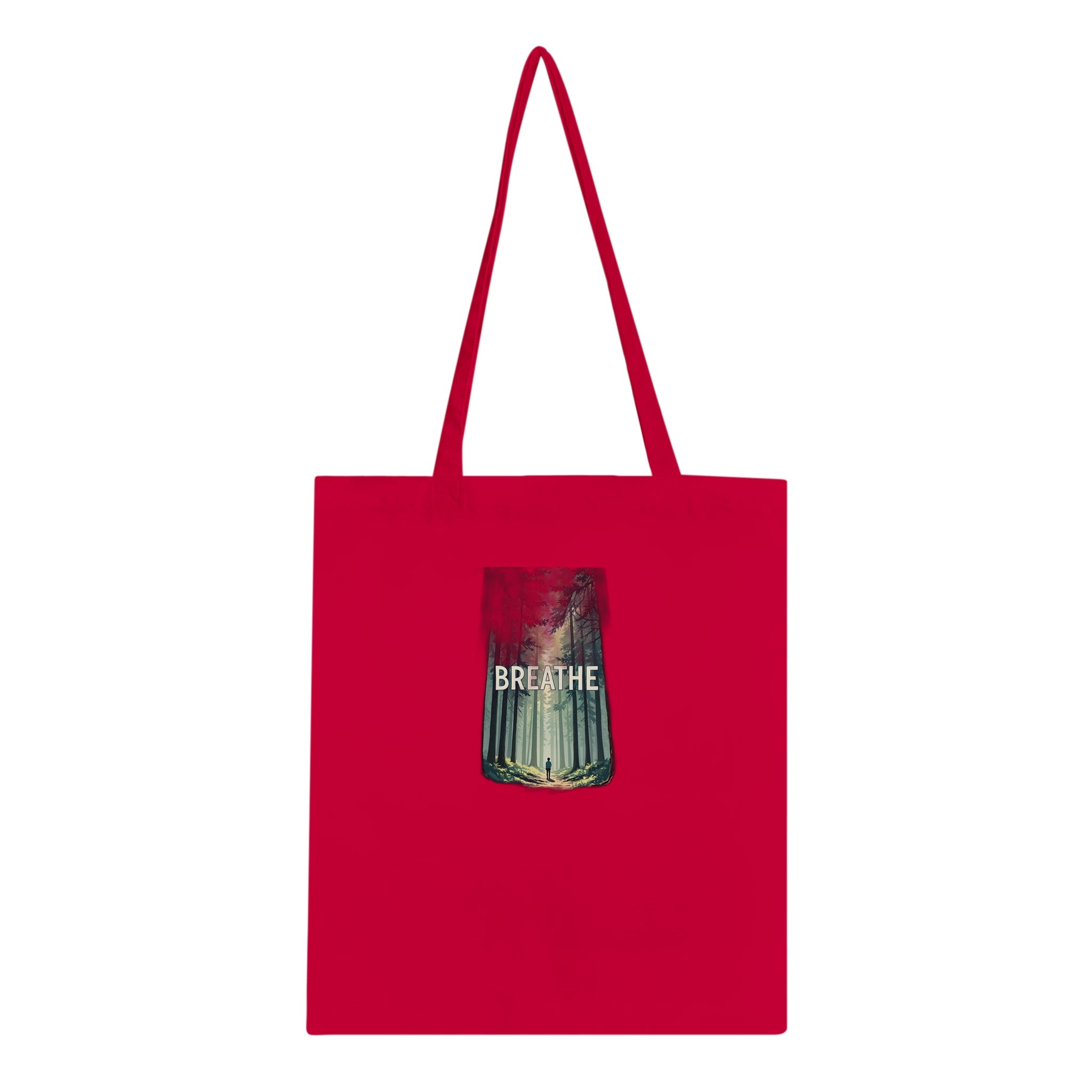 Forest Bathing Cotton Shopper UK Tote Bag — detail view | Wild Thread Co