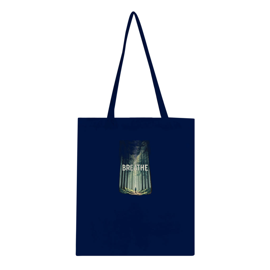 Forest Bathing Cotton Shopper UK Tote Bag — detail view | Wild Thread Co