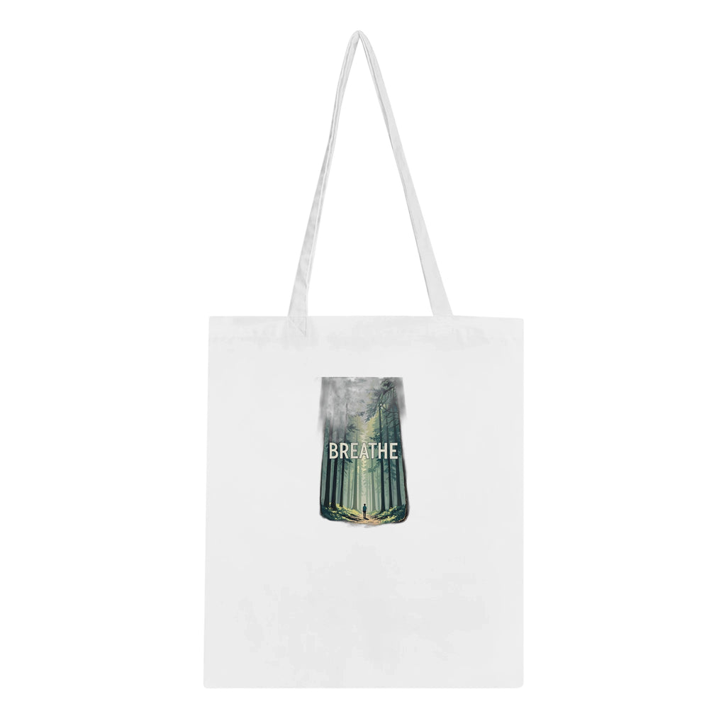 Forest Bathing Cotton Shopper UK Tote Bag — detail view | Wild Thread Co