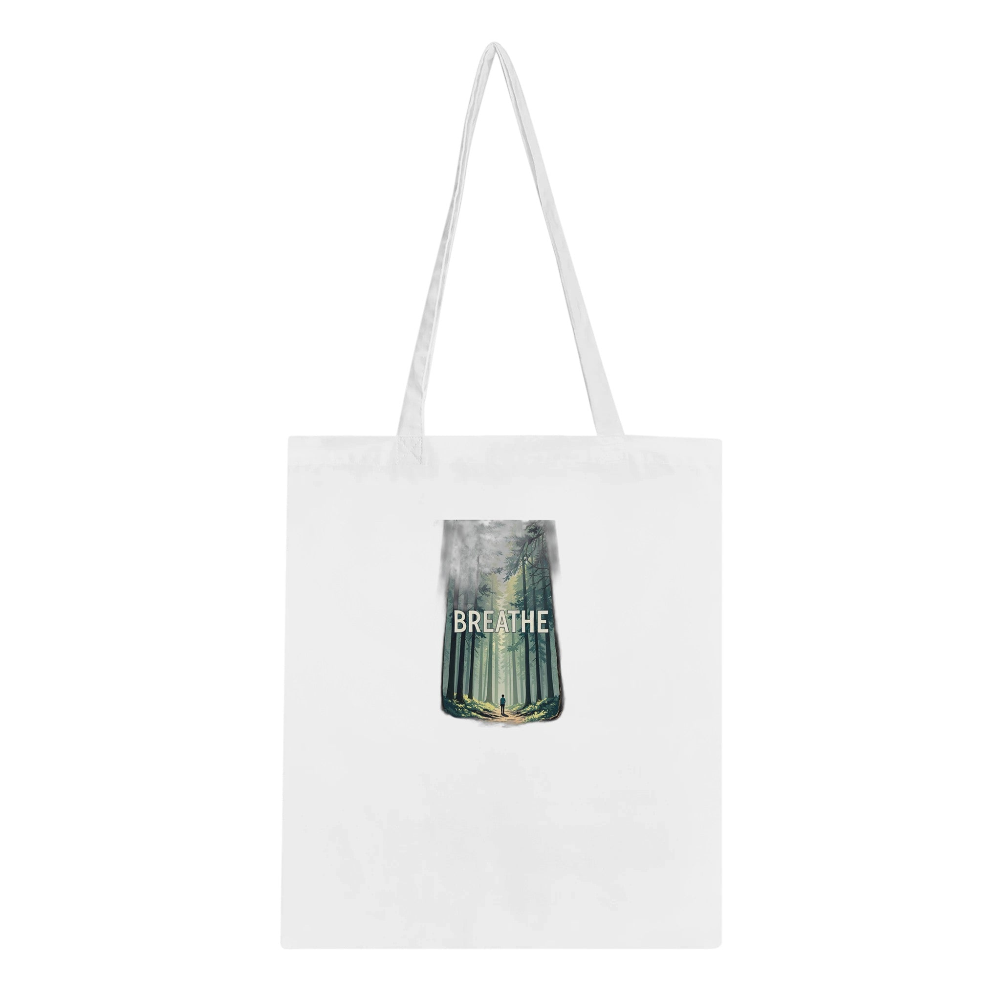 Forest Bathing Cotton Shopper UK Tote Bag — detail view | Wild Thread Co