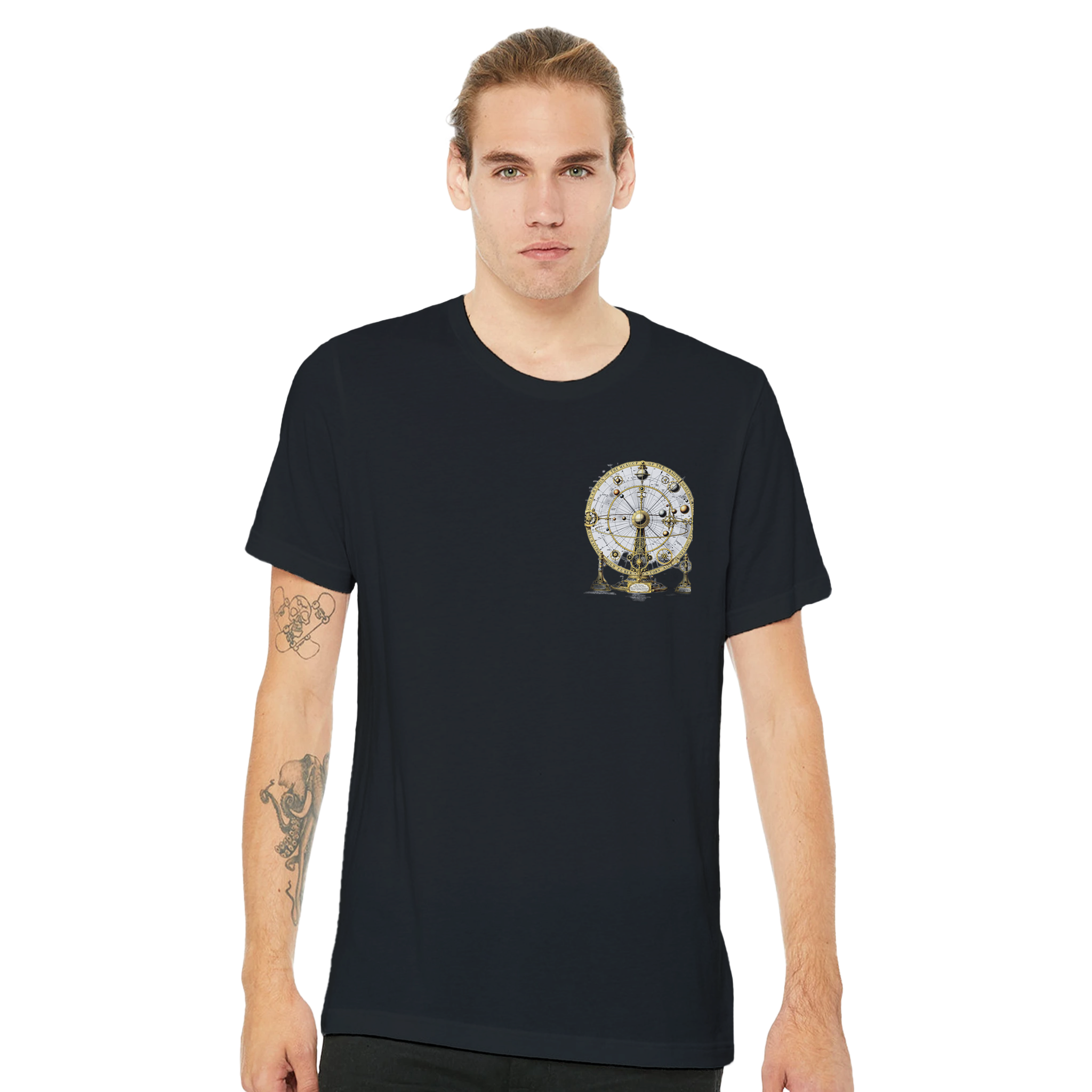 Dark Academia Astronomy Celestial T-Shirt Unisex Cotton Tee UK T-Shirt — detail view | Wild Thread Co