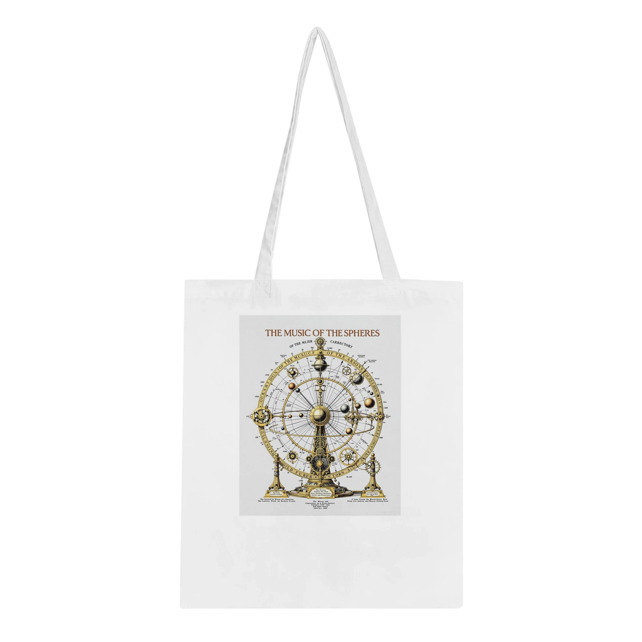 Dark Academia Astronomy Celestial Tote Bag Cotton Shopper UK