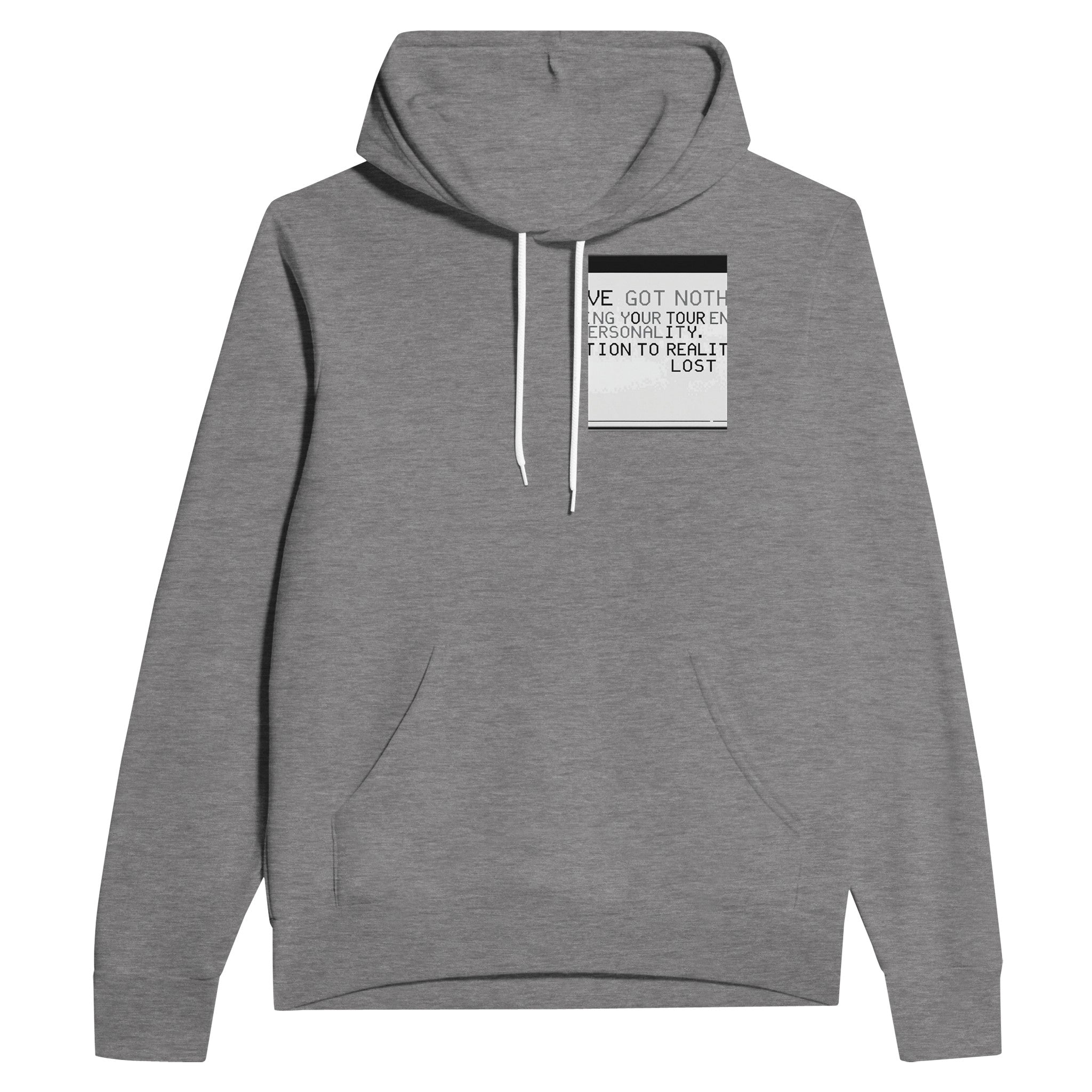 Y2k Dial Up Internet Rage Hoodie Pullover Unisex Cotton UK Hoodie — detail view | Wild Thread Co