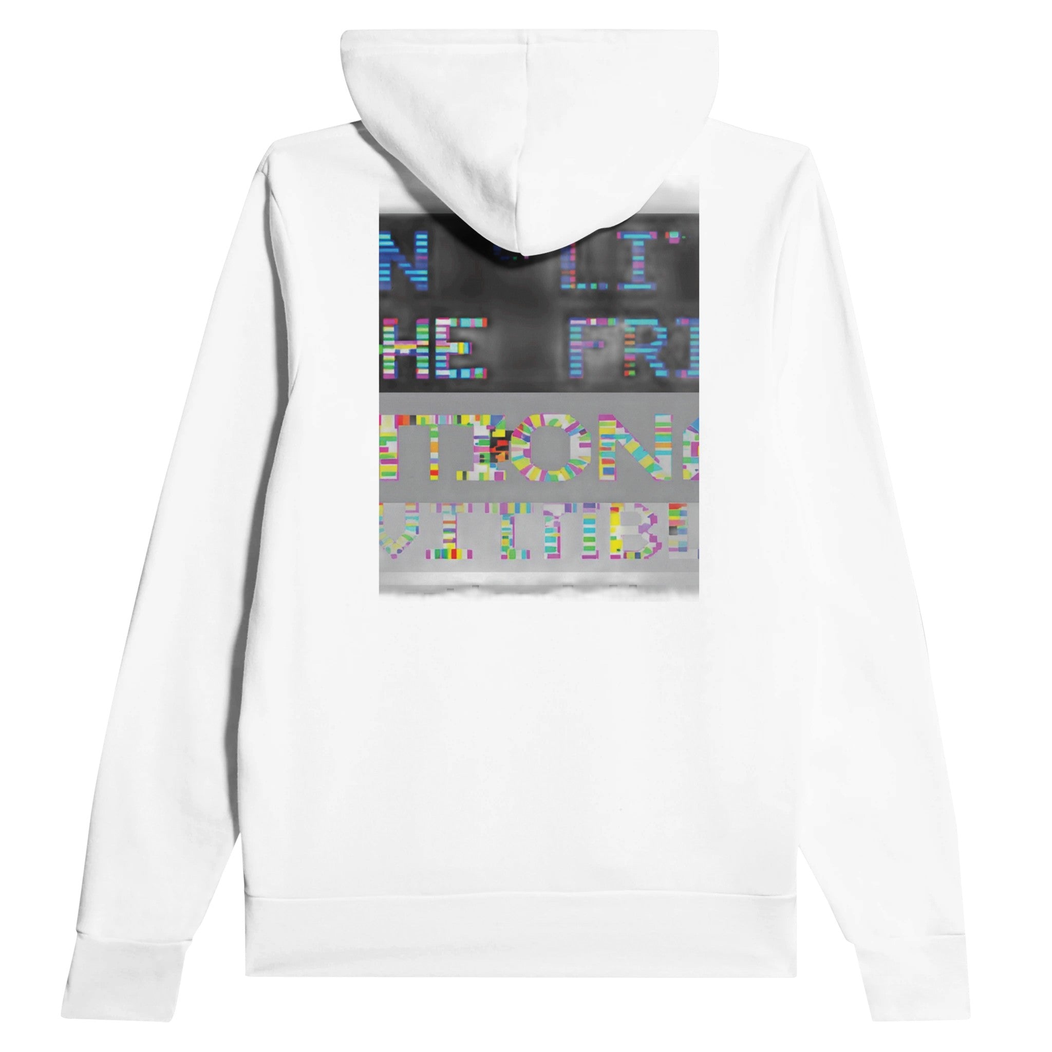 Y2k Ceefax Teletext Nostalgia Hoodie Pullover Unisex Cotton UK Hoodie — detail view | Wild Thread Co