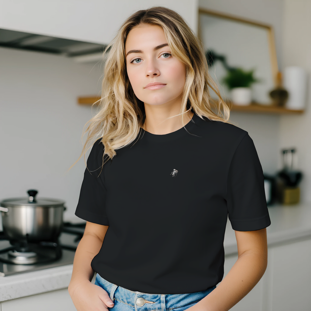 Puffin Colony T-Shirt Unisex Cotton Tee UK T-Shirt — detail view | Wild Thread Co