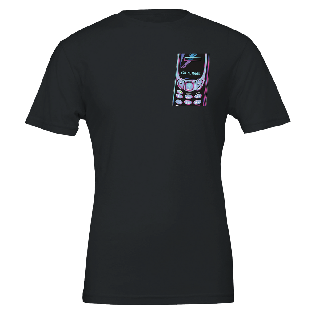 Y2k Flip Phone Nostalgia T-Shirt Unisex Cotton Tee UK T-Shirt — detail view | Wild Thread Co