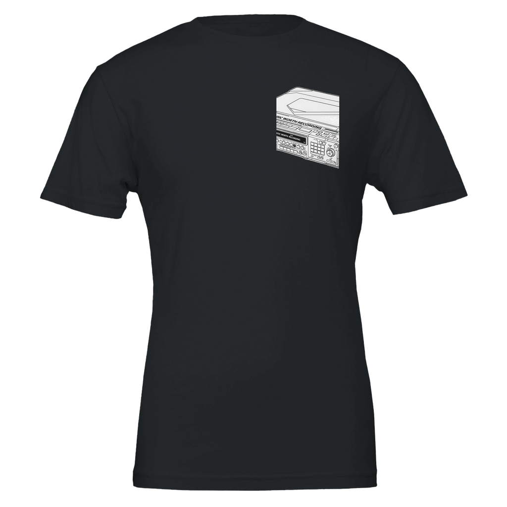Y2k Minidisc Music Obsessive T-Shirt — detail view | Wild Thread Co