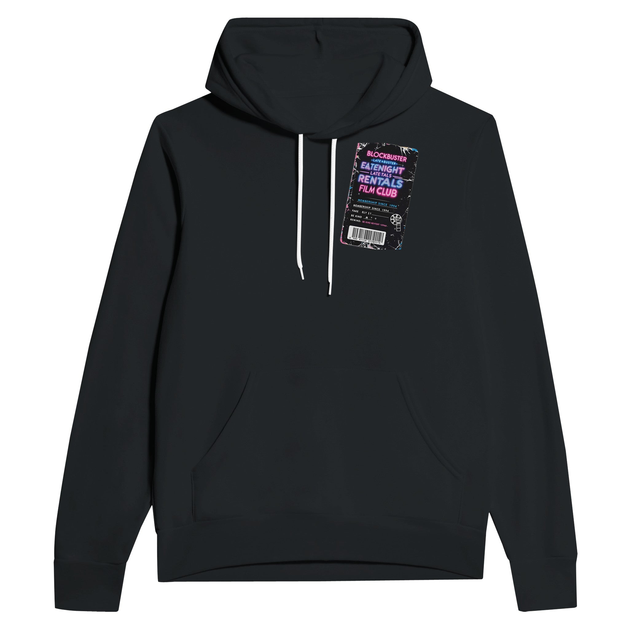 Y2k Vhs Video Shop Hoodie Pullover Unisex Cotton UK Hoodie — detail view | Wild Thread Co
