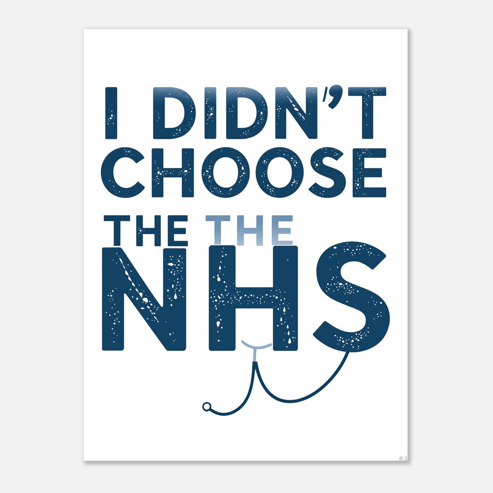 Nurse Gifting Art Wall Art UK Art Print Art Print — detail view | Wild Thread Co