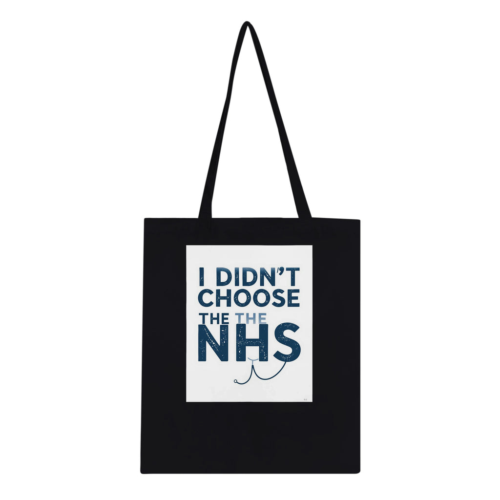 Nurse Gifting Cotton Shopper UK Tote Bag — detail view | Wild Thread Co