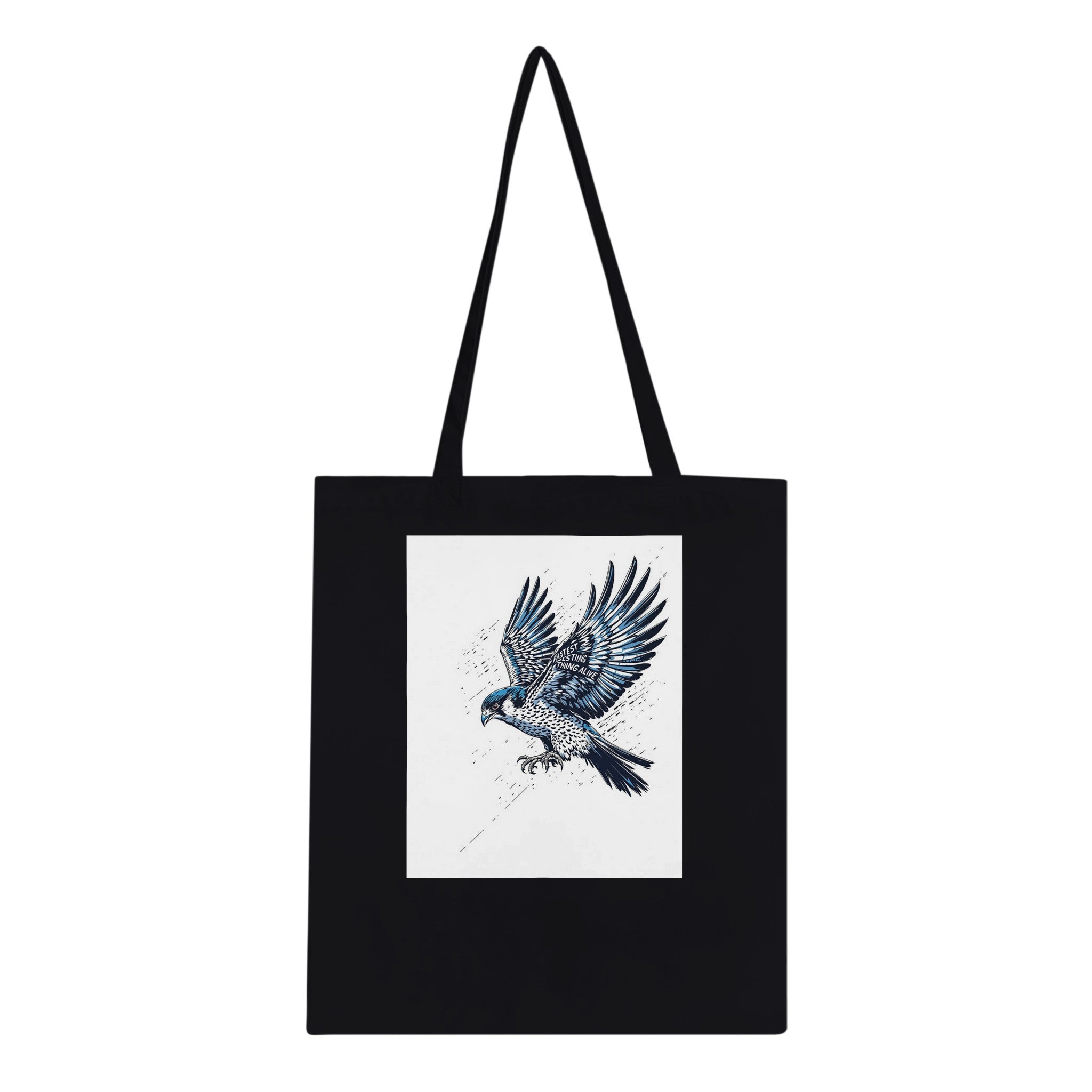 Peregrine Dive Cotton Shopper UK Tote Bag — detail view | Wild Thread Co