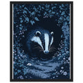 Badger At Dusk Framed Print Wall Art Ready to Hang UK — Framed Art Print | Wild Thread Co UK