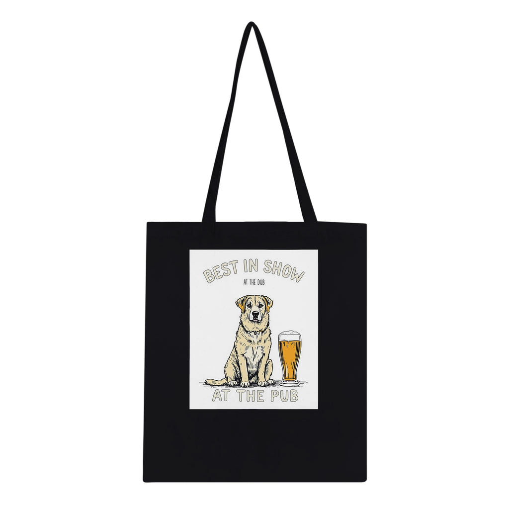 Dog Dad Gifting Cotton Shopper UK Tote Bag — detail view | Wild Thread Co
