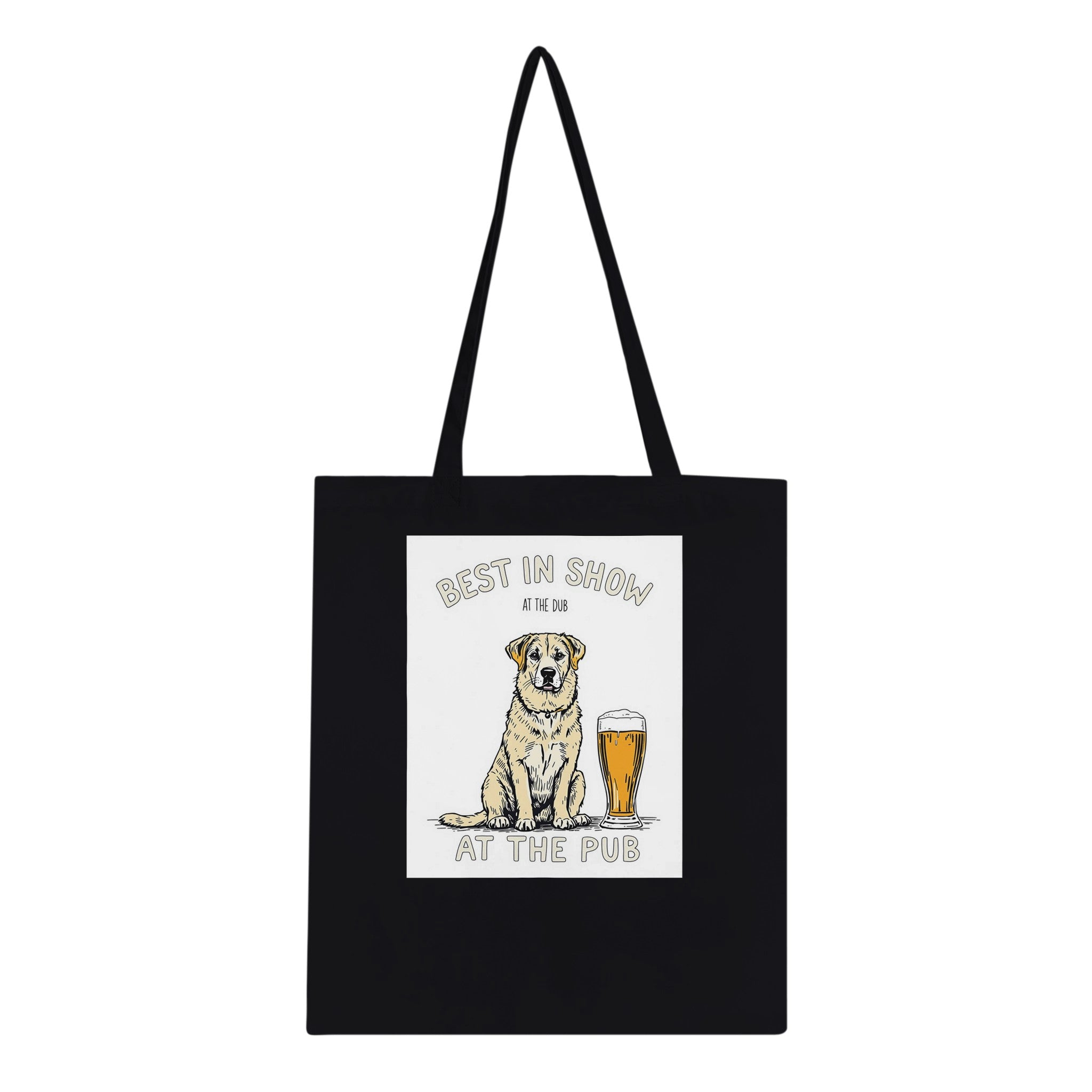 Dog Dad Gifting Cotton Shopper UK Tote Bag — detail view | Wild Thread Co