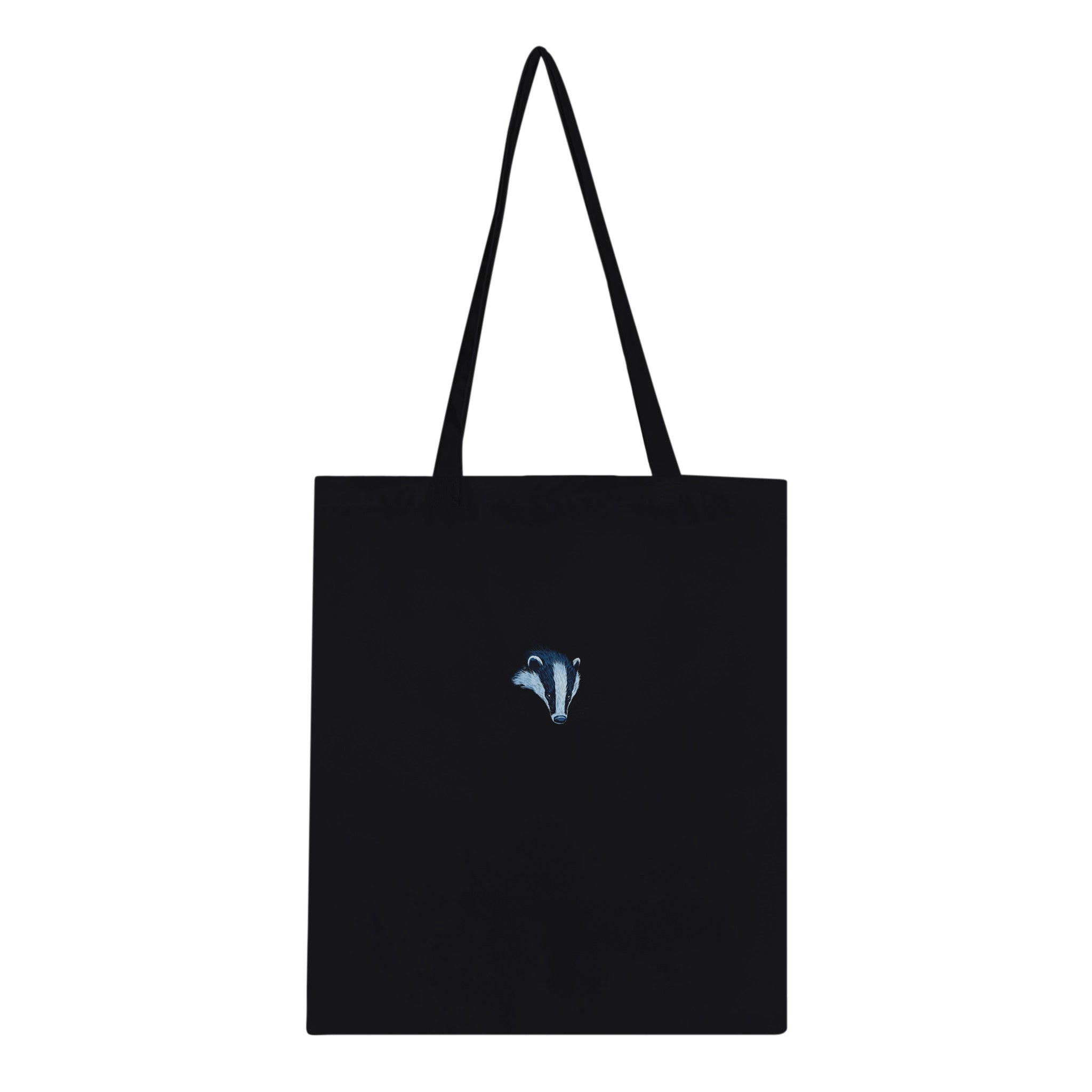 Badger At Dusk Cotton Shopper UK Tote Bag — detail view | Wild Thread Co