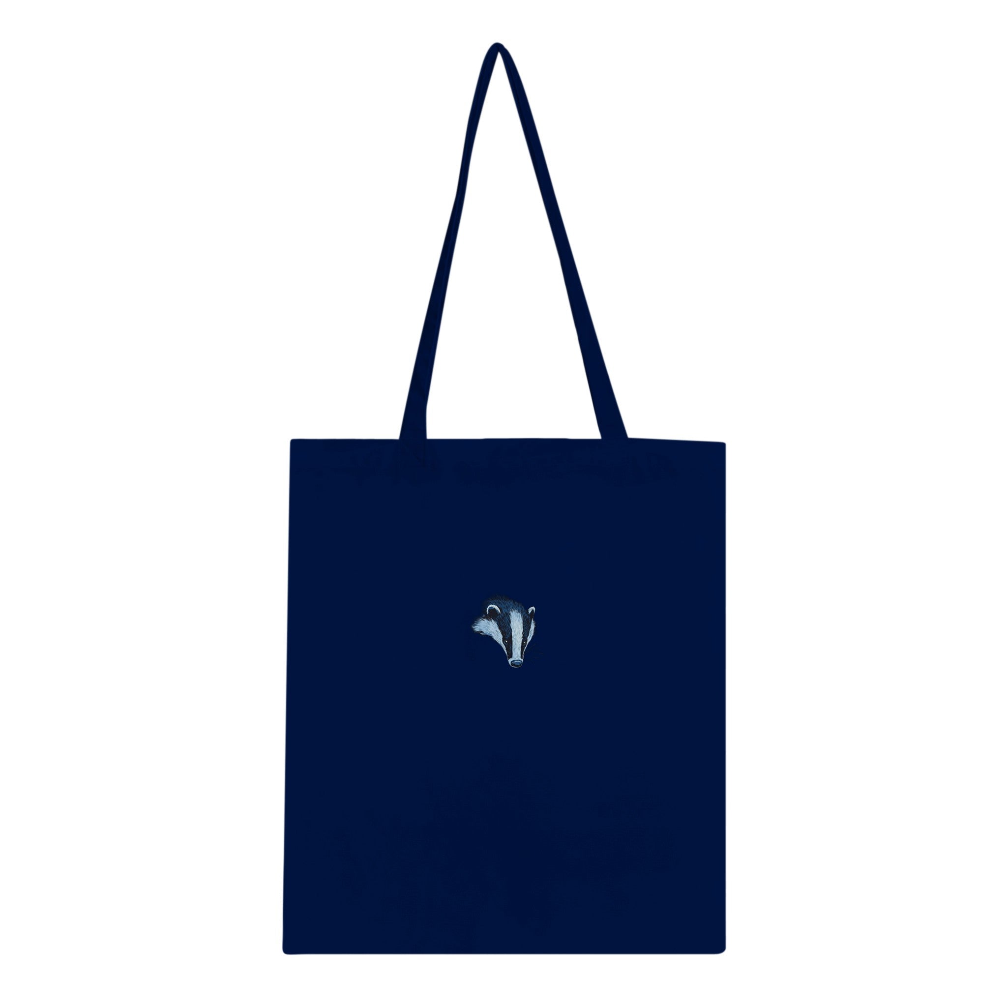 Badger At Dusk Cotton Shopper UK Tote Bag — detail view | Wild Thread Co
