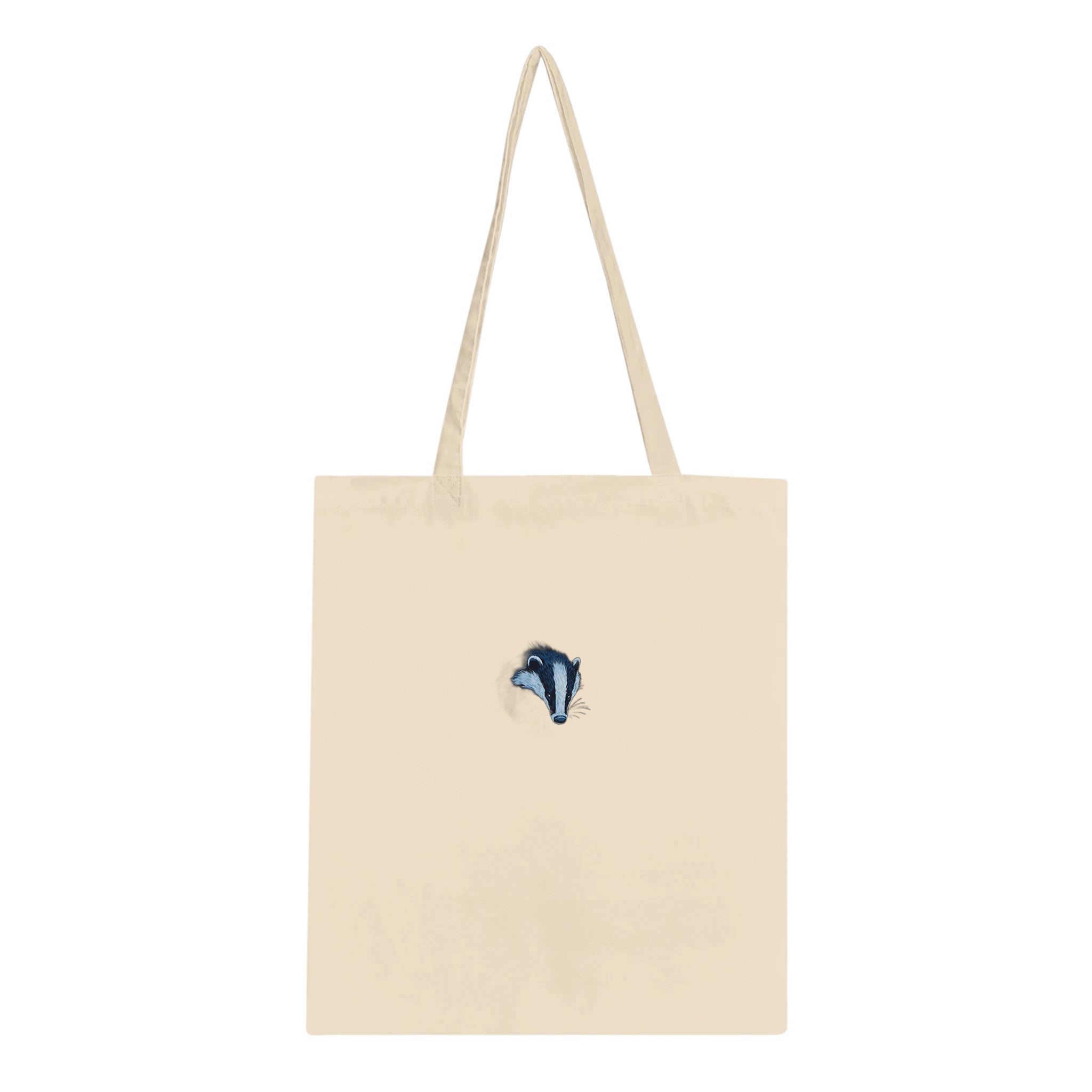 Badger At Dusk Cotton Shopper UK Tote Bag — detail view | Wild Thread Co