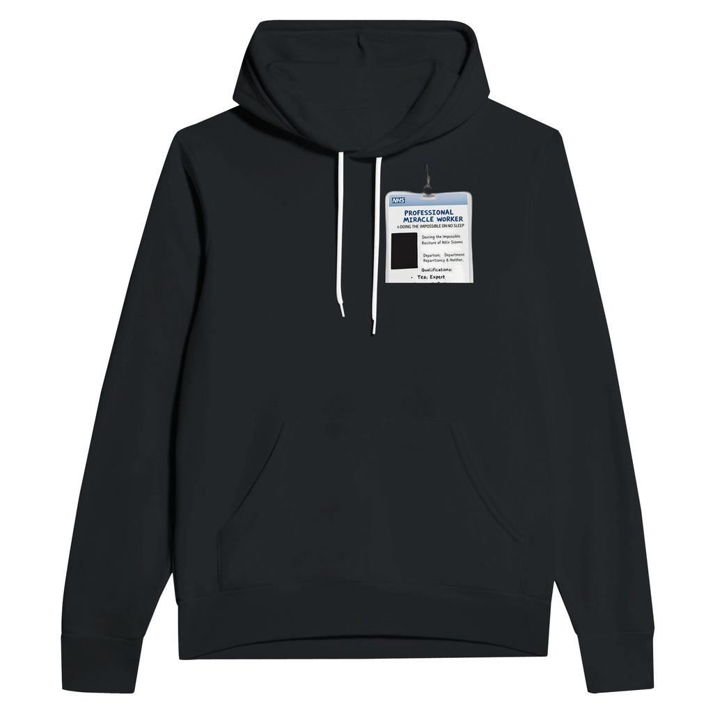 Nurse Nhs Hoodie Pullover Unisex Cotton UK Hoodie — detail view | Wild Thread Co