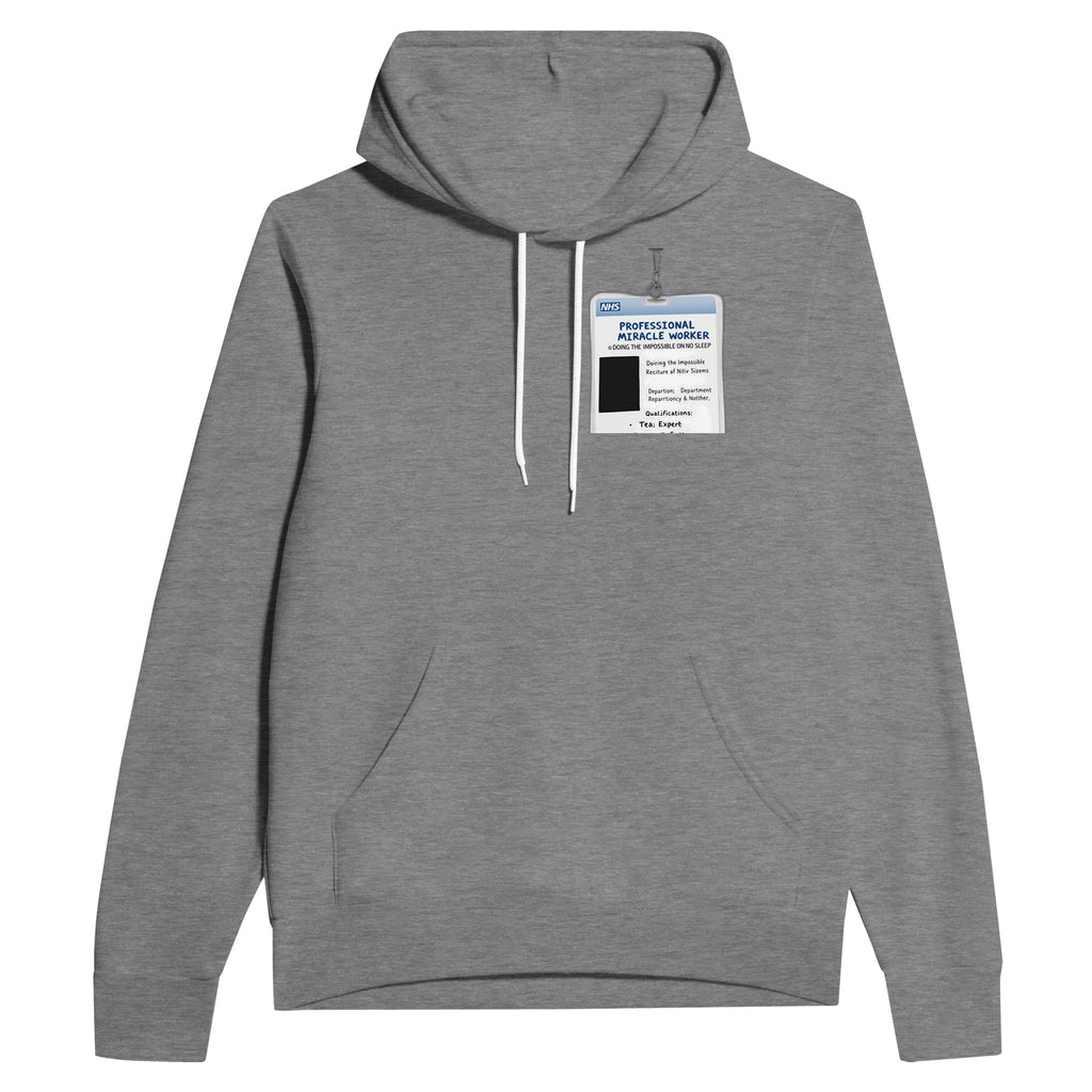 Nurse Nhs Hoodie Pullover Unisex Cotton UK Hoodie — detail view | Wild Thread Co