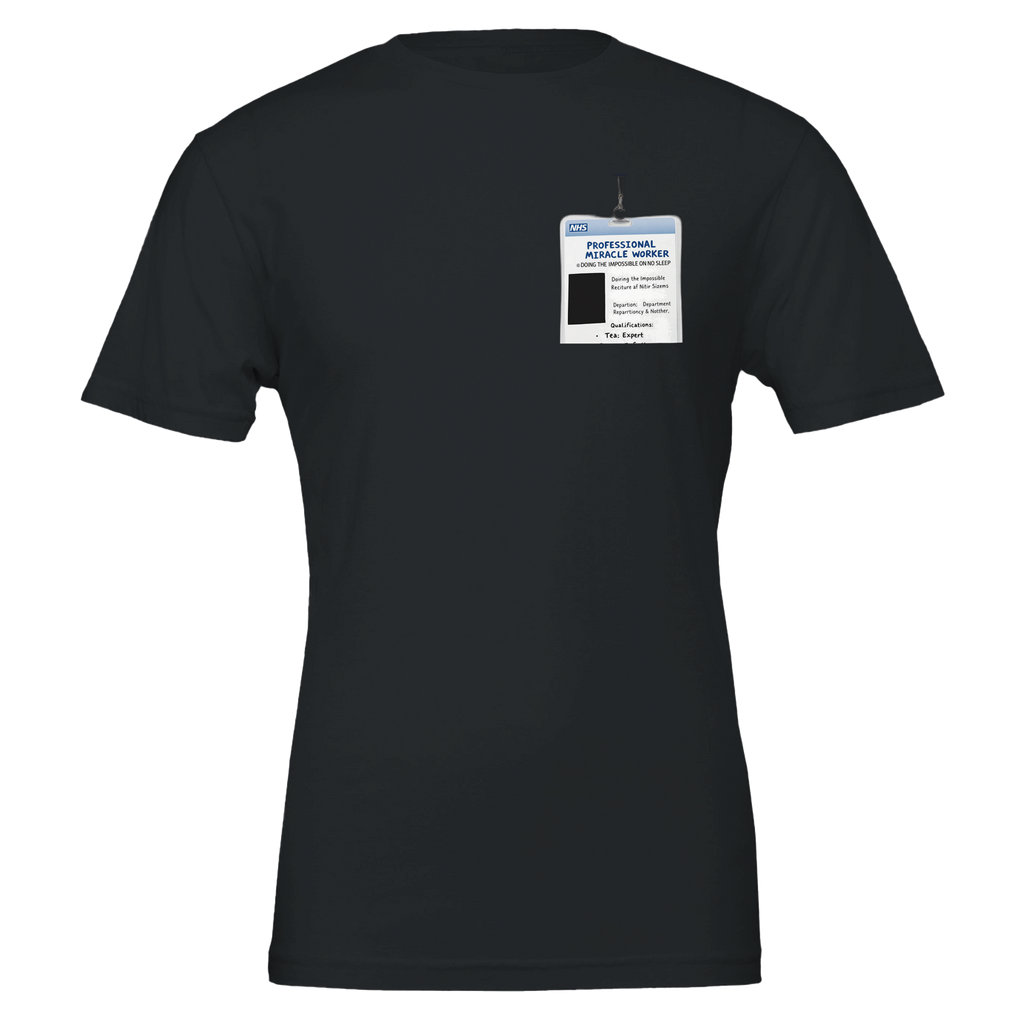 Nurse Nhs T-Shirt Unisex Cotton Tee UK T-Shirt — detail view | Wild Thread Co