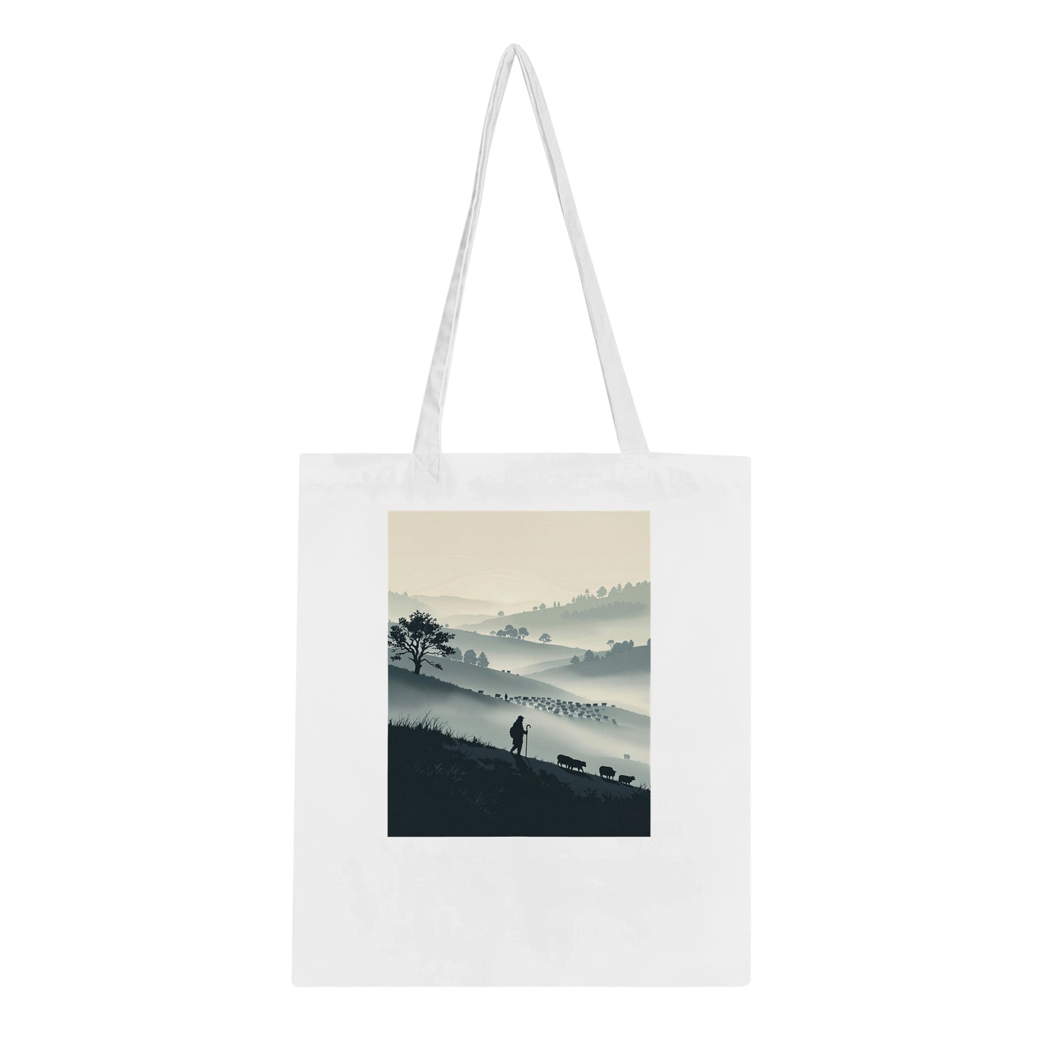 Shepherd Hillside Cotton Shopper UK Tote Bag — detail view | Wild Thread Co