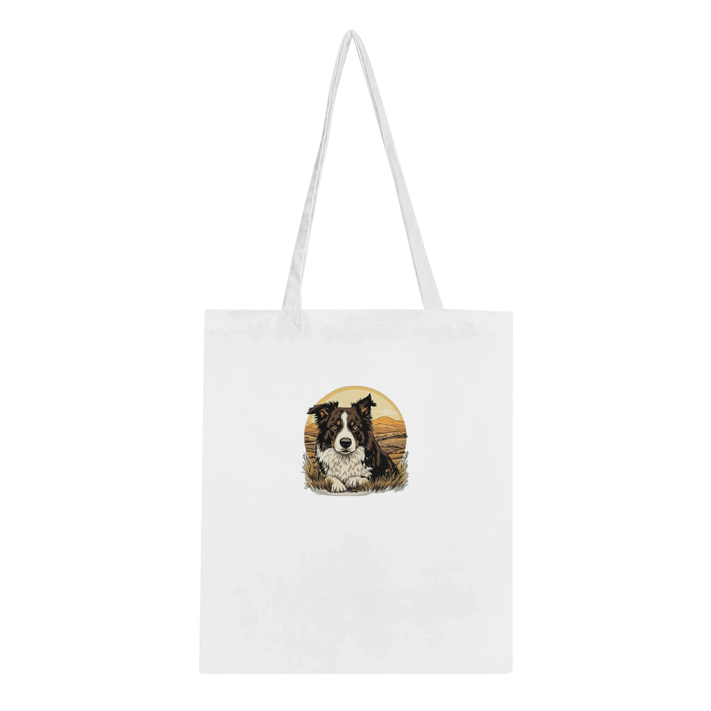 Border Collie Working Cotton Shopper UK — Tote Bag | Wild Thread Co UK