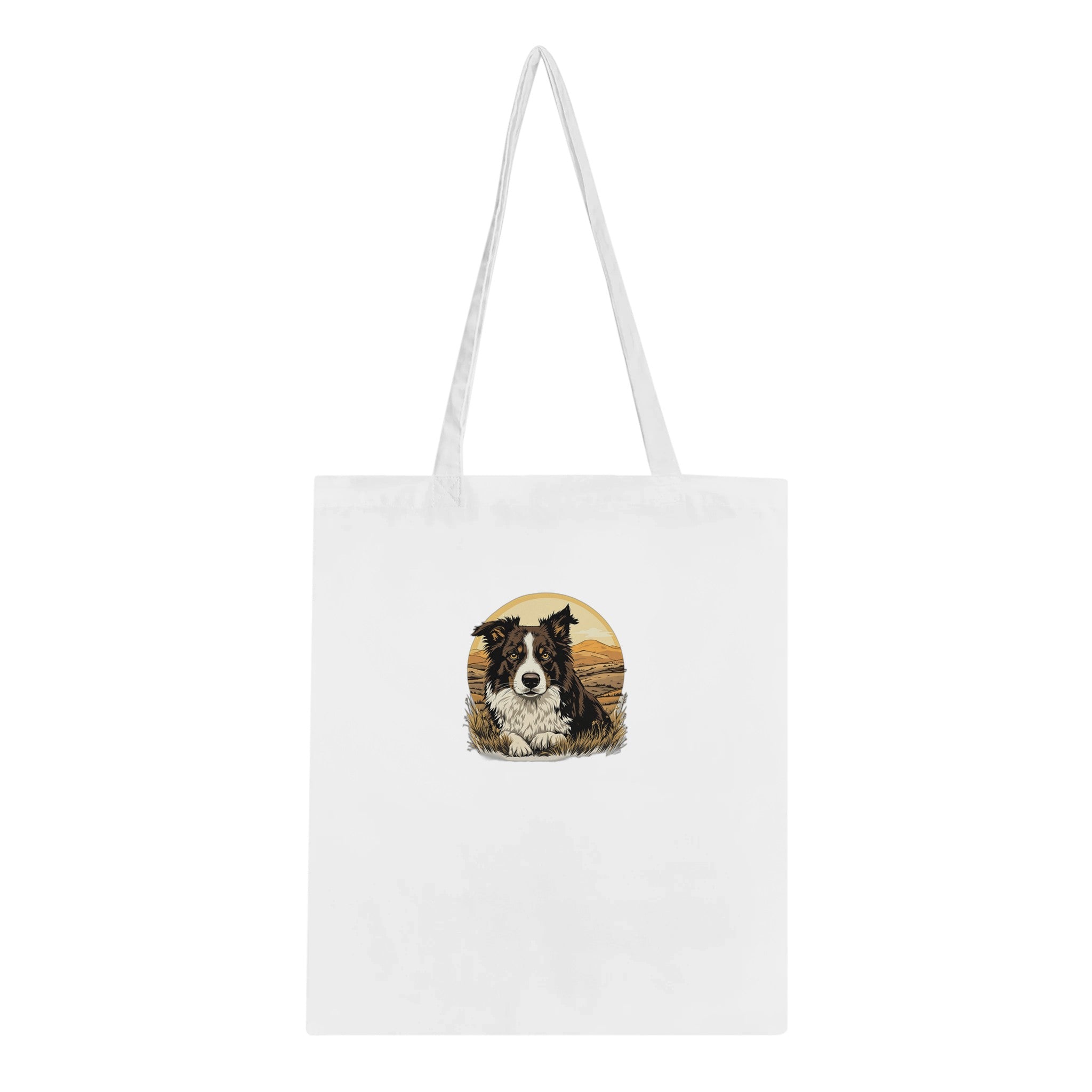 Border Collie Working Cotton Shopper UK — Tote Bag | Wild Thread Co UK