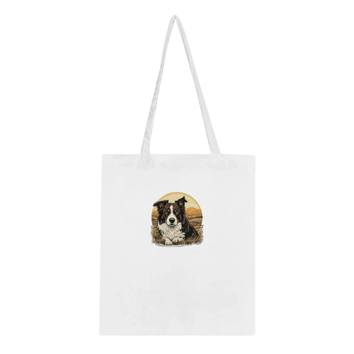 Border Collie Working Cotton Shopper UK — Tote Bag | Wild Thread Co UK