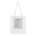 Retro Football Terrace Poetry Tote Bag Cotton Shopper UK — Tote Bag | Wild Thread Co UK