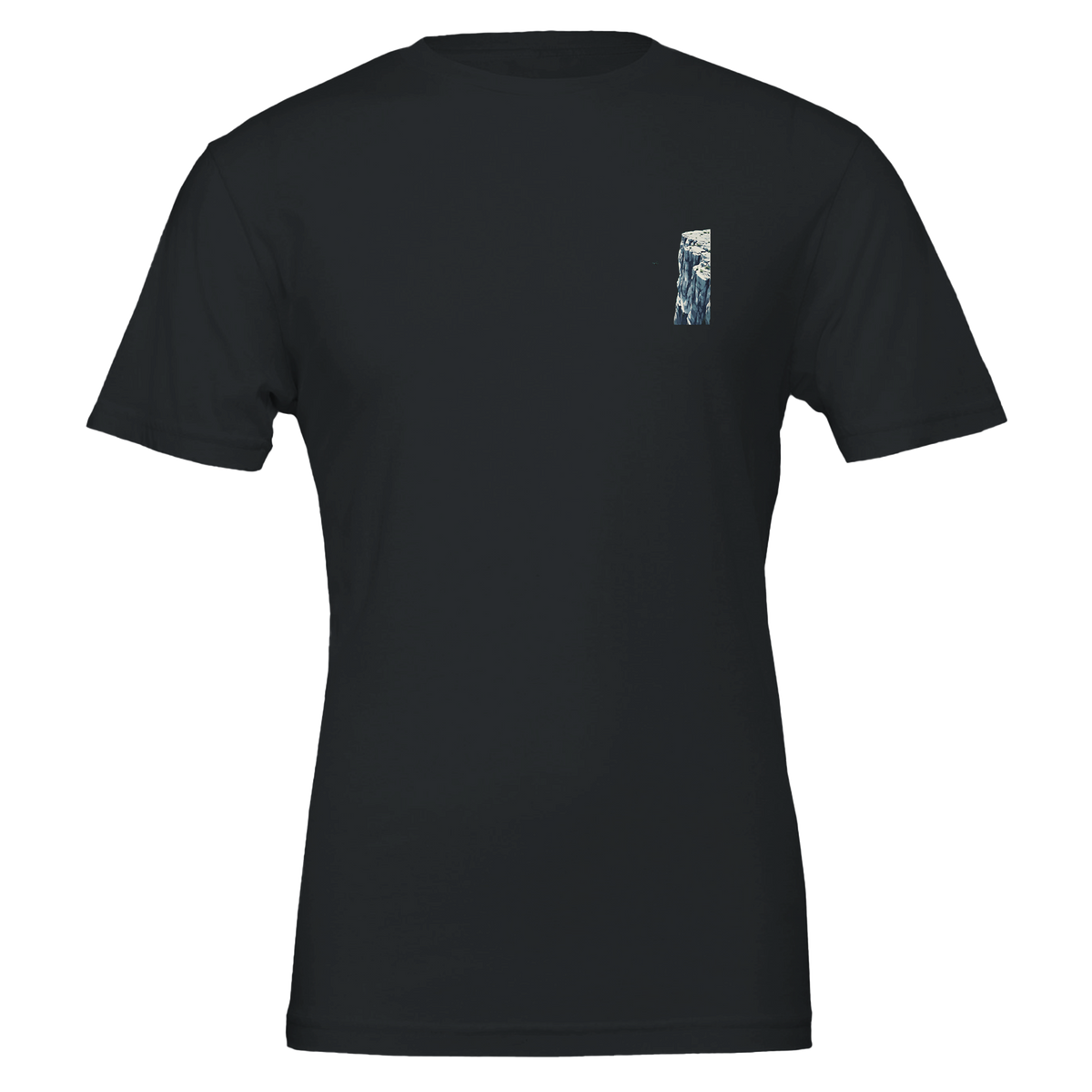 Coasteering Cliff Jump T-Shirt Unisex Cotton Tee UK T-Shirt — detail view | Wild Thread Co