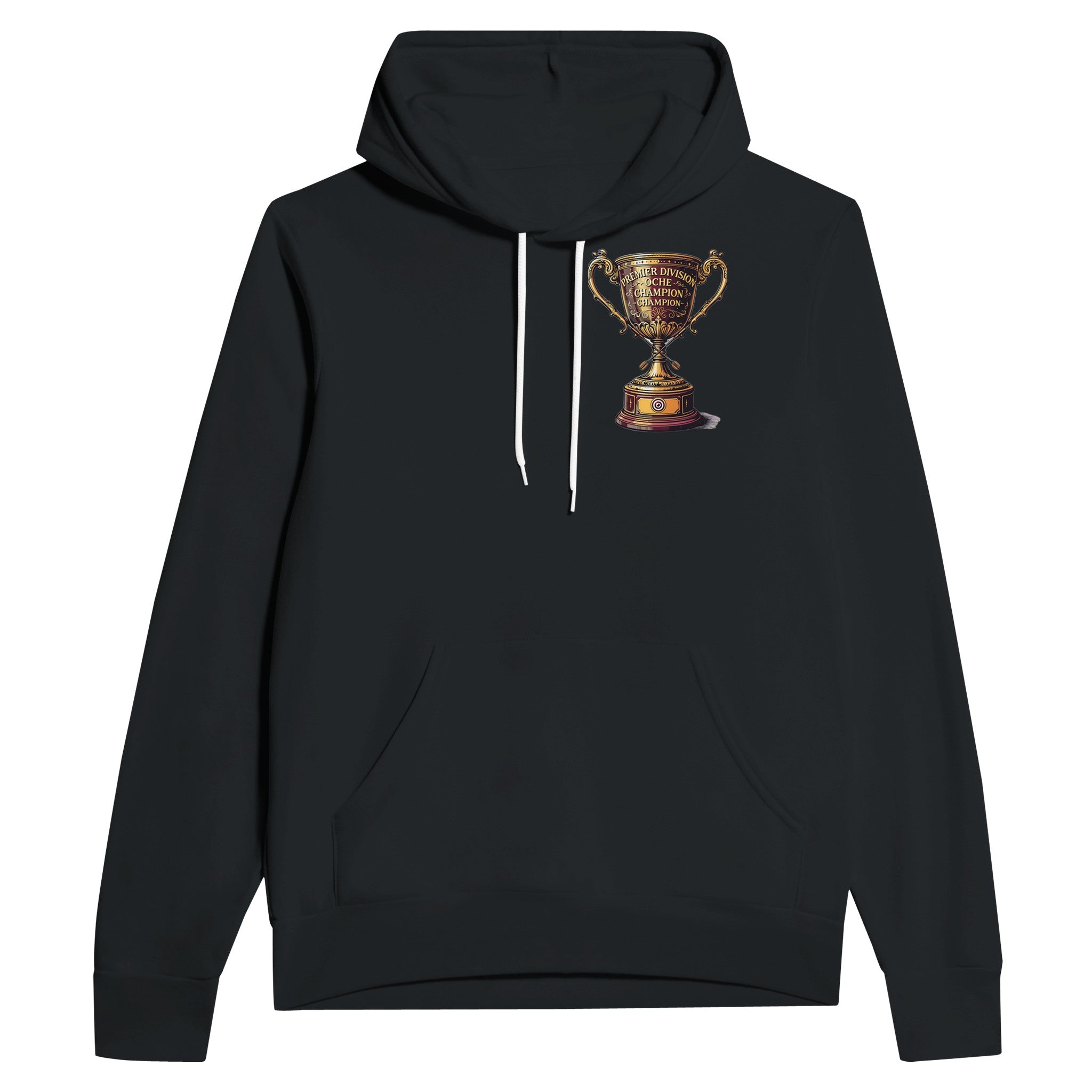 Retro Darts Pub Culture Hoodie Pullover Unisex Cotton UK Hoodie — detail view | Wild Thread Co