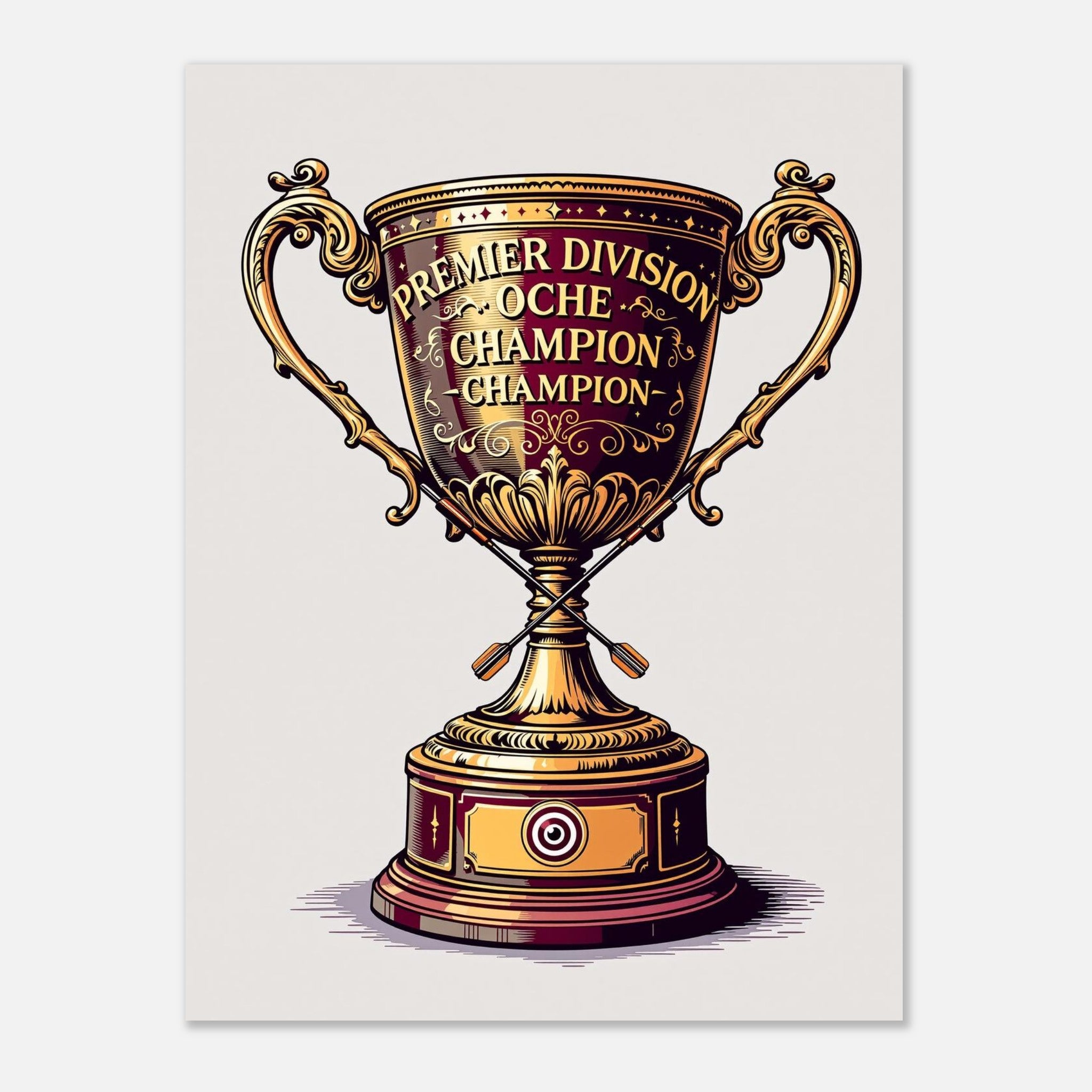 Darts Shirt Uk Art Wall Art Art Print Art Print — detail view | Wild Thread Co