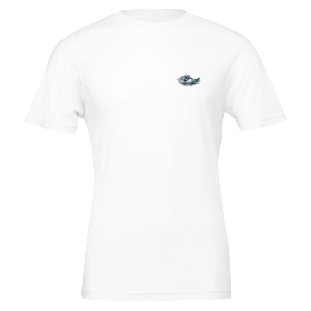 Cold Water Surfing T-Shirt Unisex Cotton Tee UK T-Shirt — detail view | Wild Thread Co