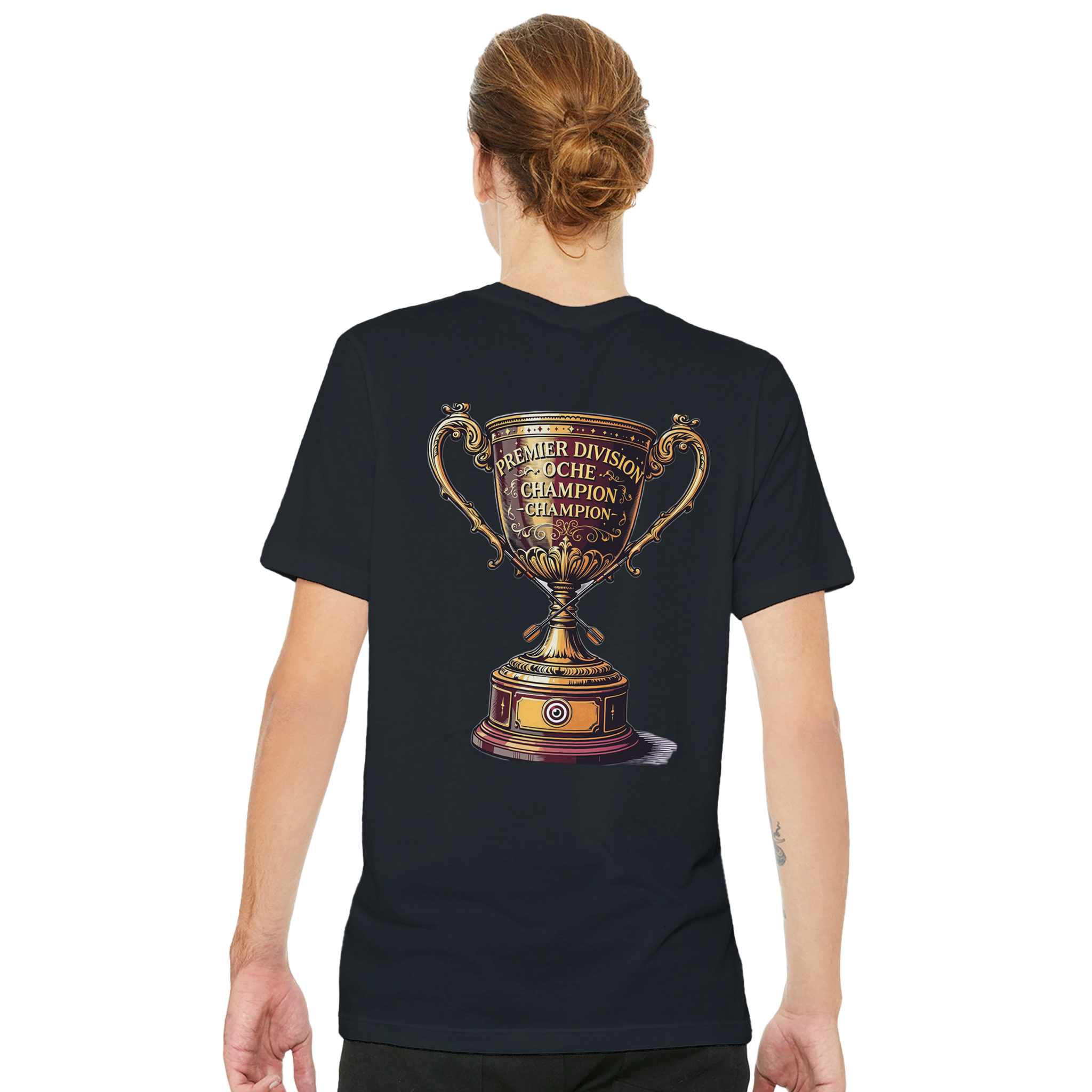 Retro Darts Pub Culture T-Shirt Unisex Cotton Tee UK T-Shirt — detail view | Wild Thread Co