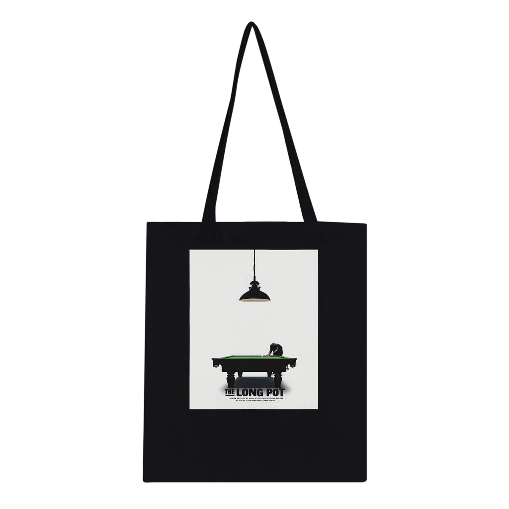 Retro Snooker Hustle Cotton Shopper UK Tote Bag — detail view | Wild Thread Co