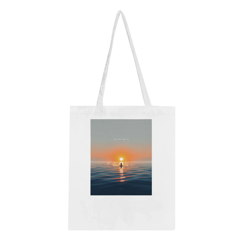 Open Water Dawn Swim Cotton Shopper UK — Tote Bag | Wild Thread Co UK