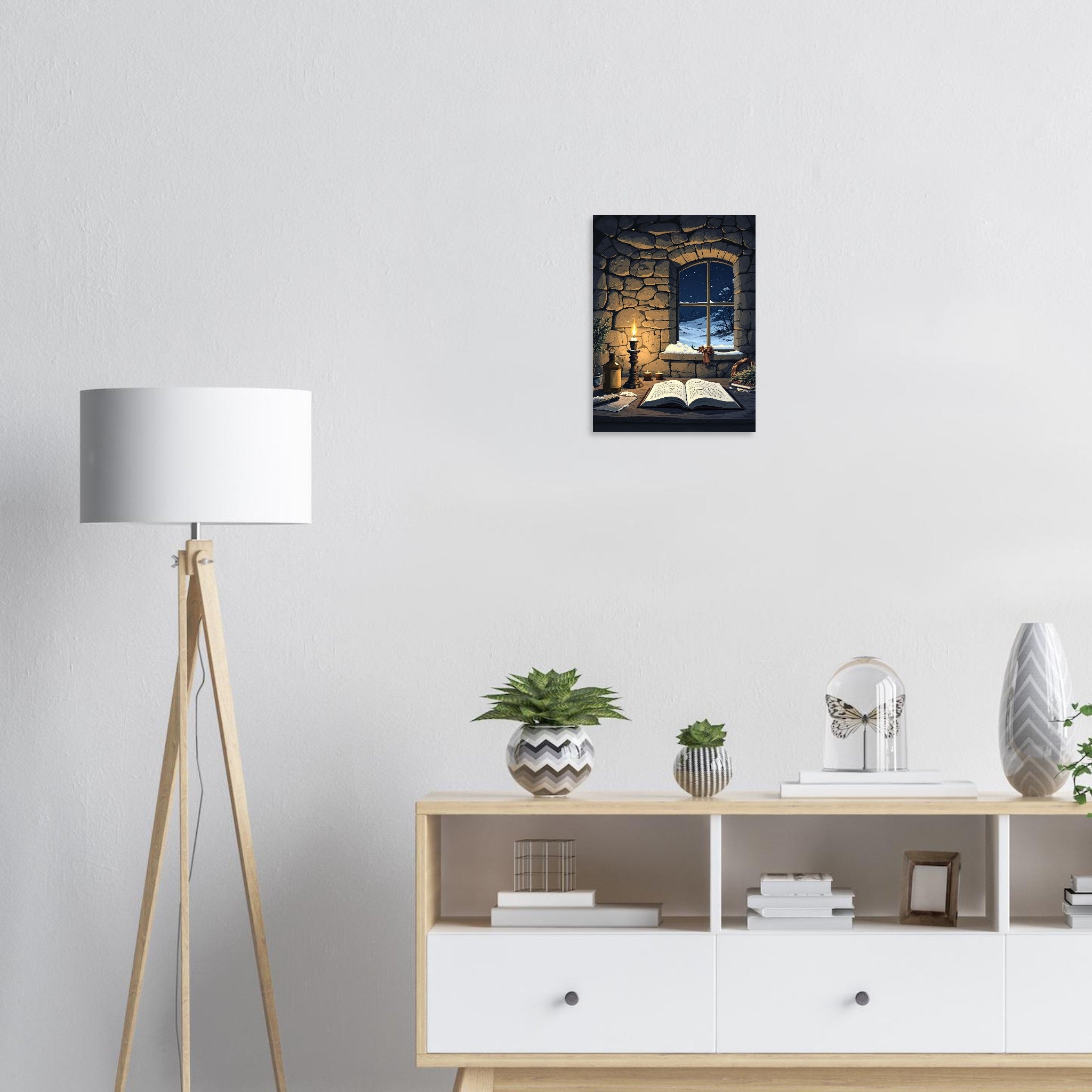Bothy Candlelight A1 Art Wall Art UK Art Art Print Poster Wall Art UK UK Gift — Art Print | Wild Thread Co UK