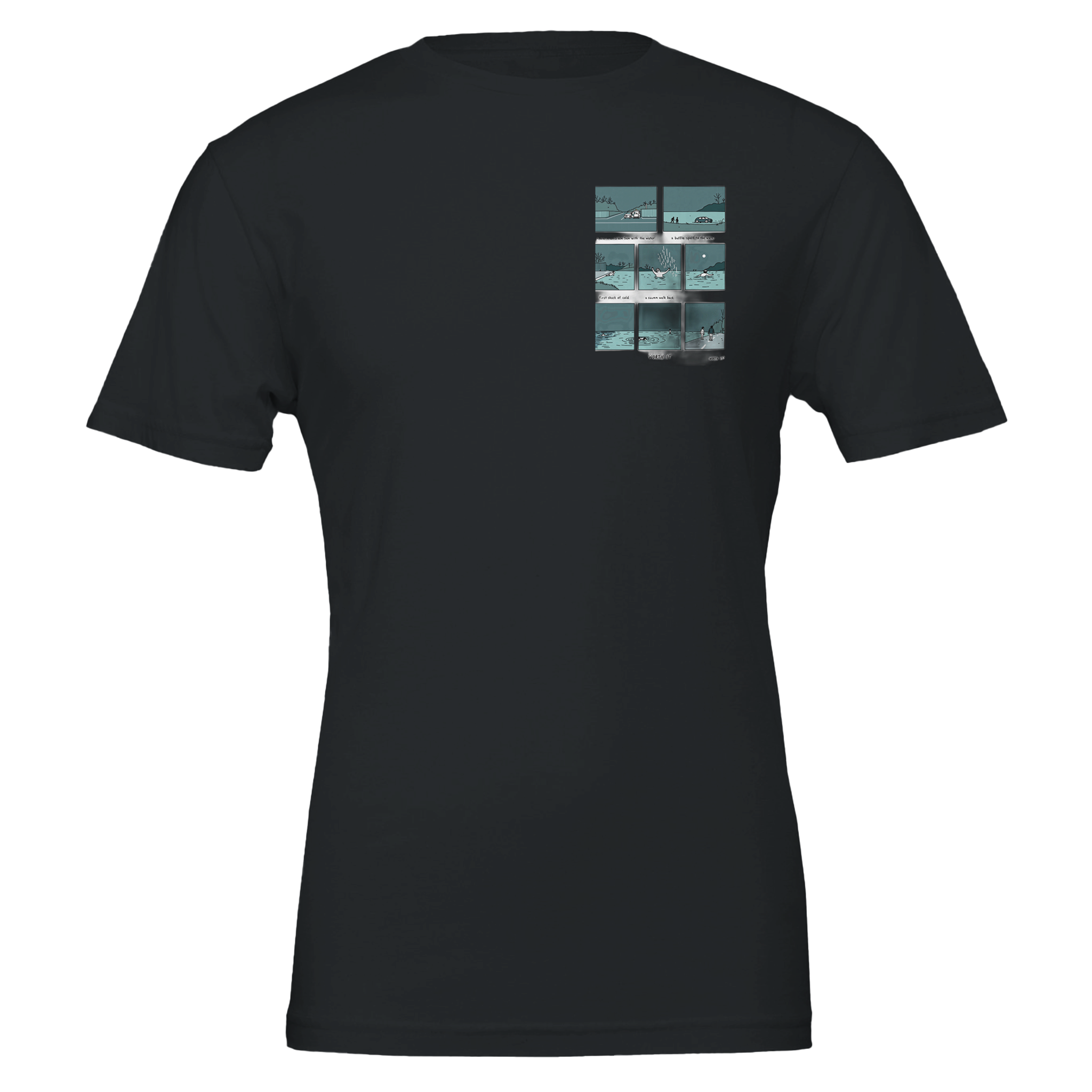Gorpcore Wild Swimming Morning Ritual T-Shirt Unisex Cotton Tee UK — T-Shirt | Wild Thread Co UK