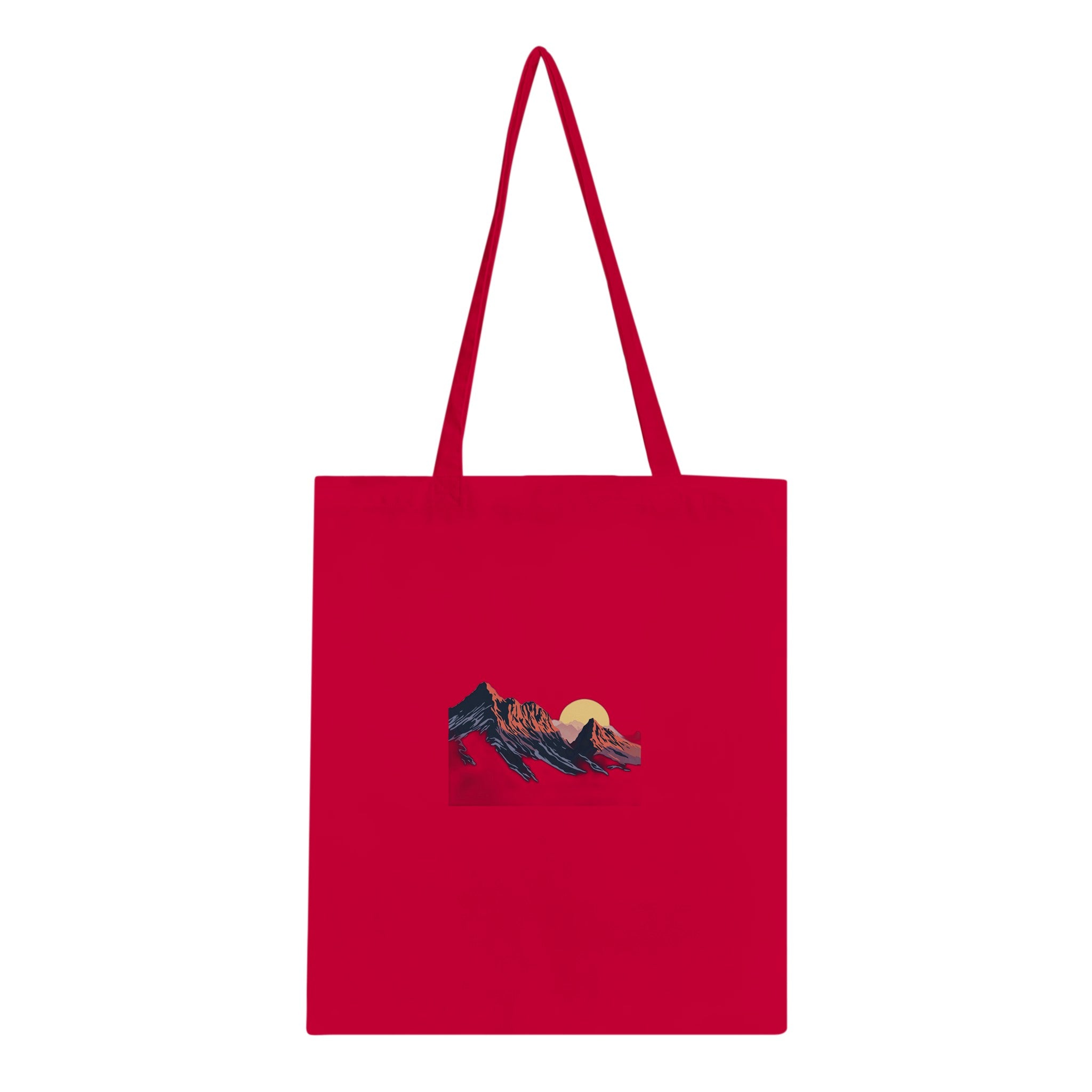 Lakeland Pikes Silhouette Cotton Shopper UK Tote Bag UK Gift Tote Bag — detail view | Wild Thread Co