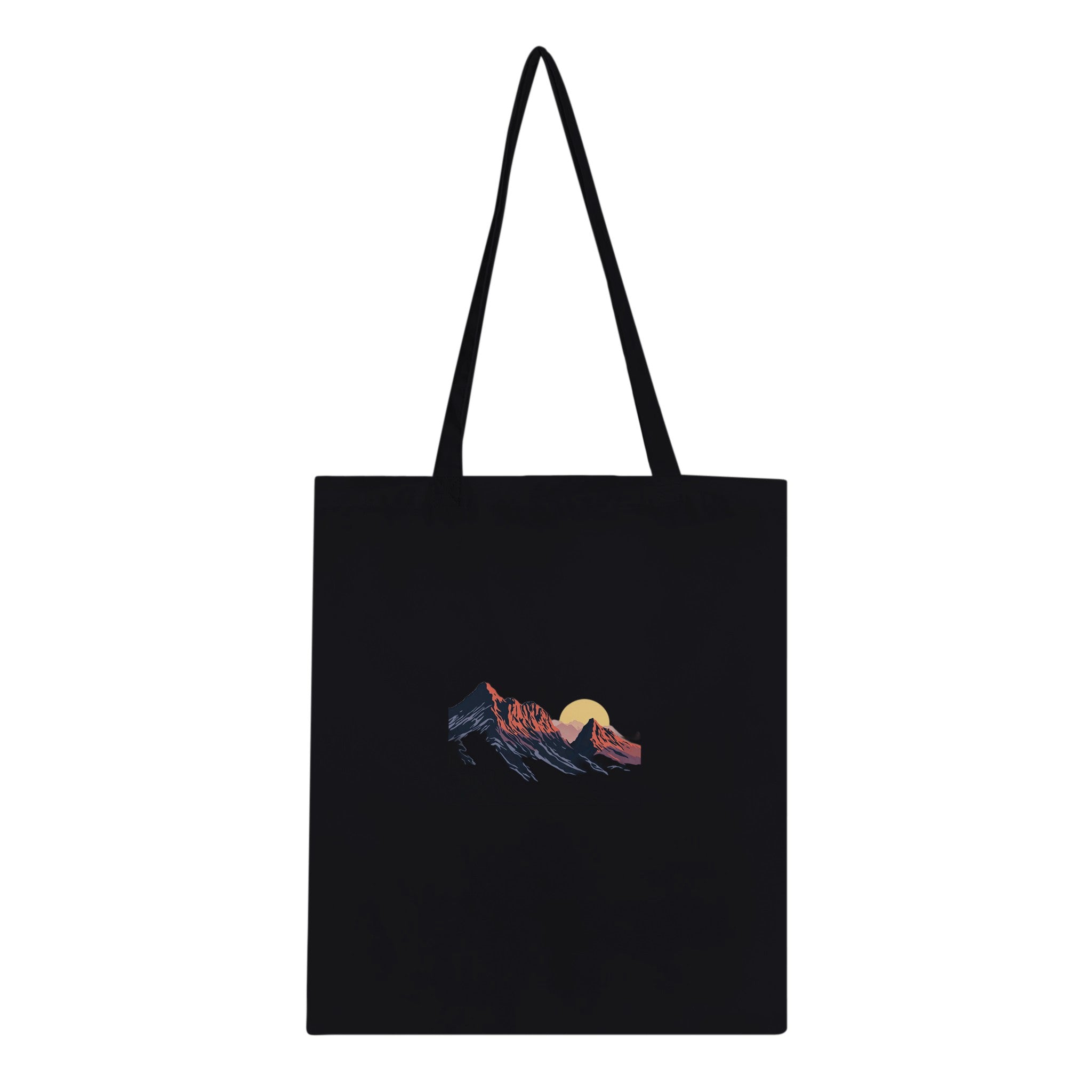 Lakeland Pikes Silhouette Cotton Shopper UK Tote Bag UK Gift Tote Bag — detail view | Wild Thread Co