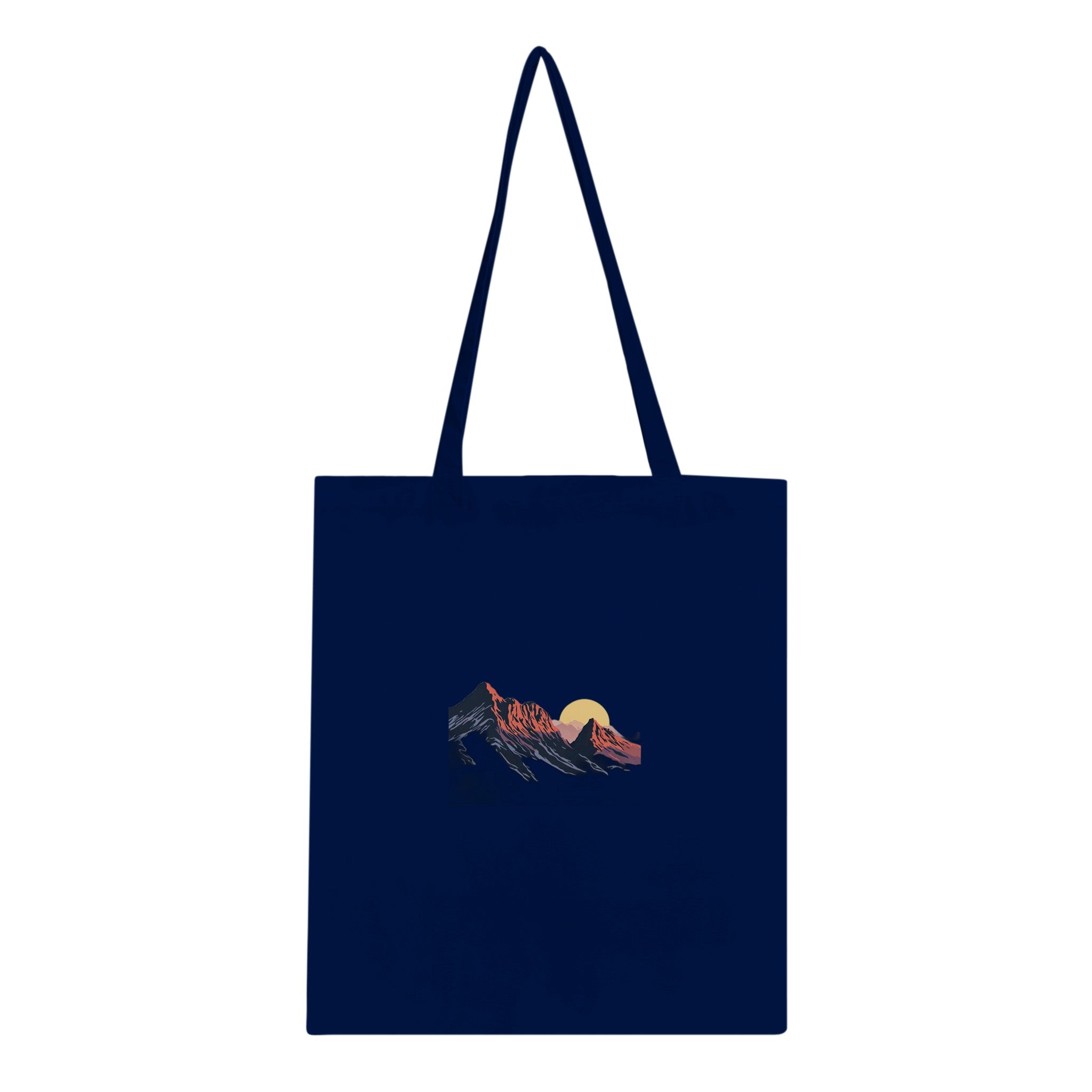 Lakeland Pikes Silhouette Cotton Shopper UK Tote Bag UK Gift Tote Bag — detail view | Wild Thread Co