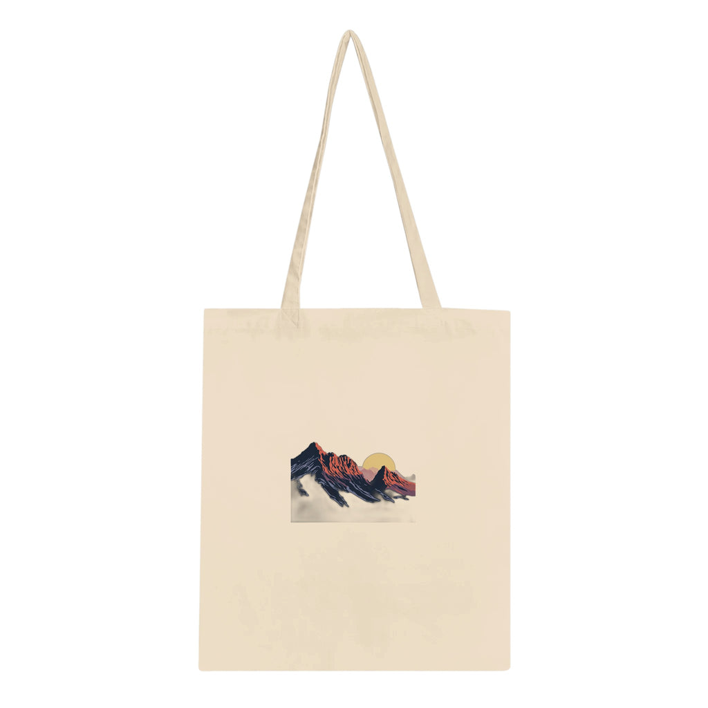 Lakeland Pikes Silhouette Cotton Shopper UK Tote Bag UK Gift Tote Bag — detail view | Wild Thread Co