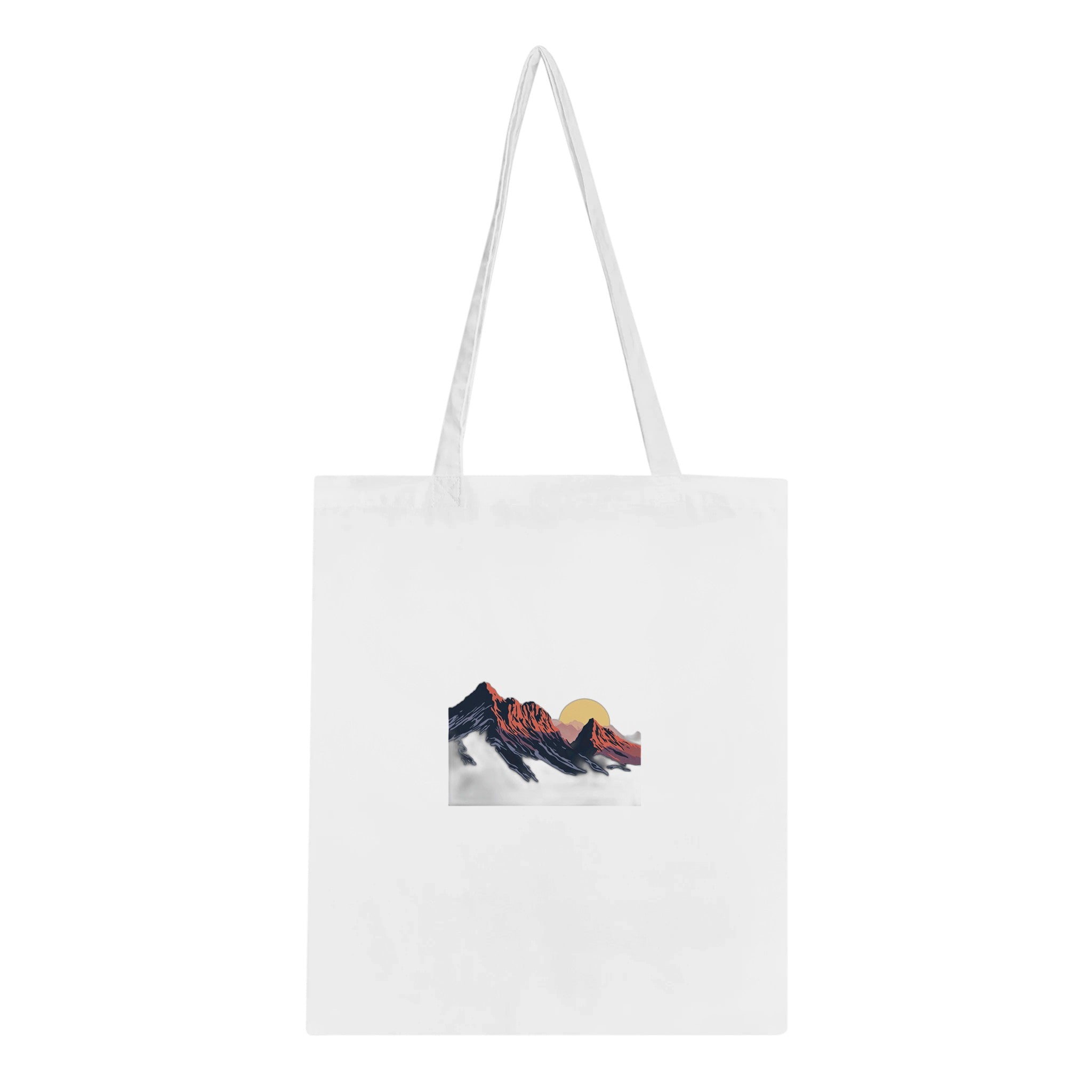 Lakeland Pikes Silhouette Cotton Shopper UK Tote Bag UK Gift Tote Bag — detail view | Wild Thread Co