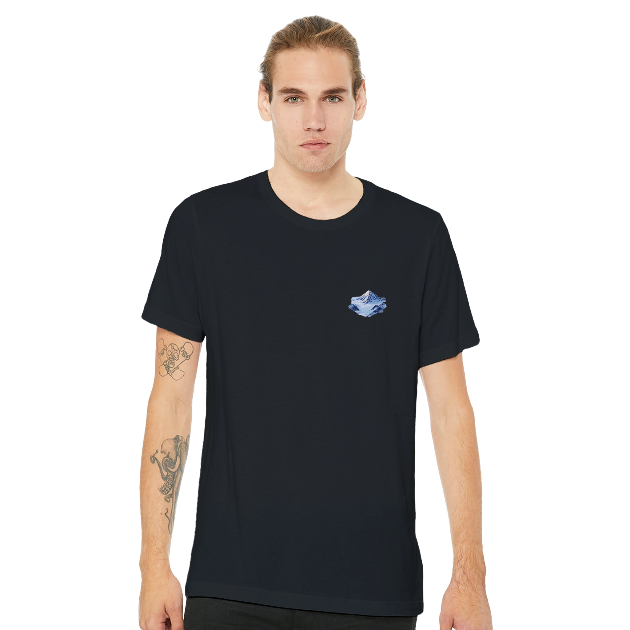 Snowdon Y Wyddfa Cloud Inversion T-Shirt Unisex Cotton Tee UK T-Shirt — detail view | Wild Thread Co