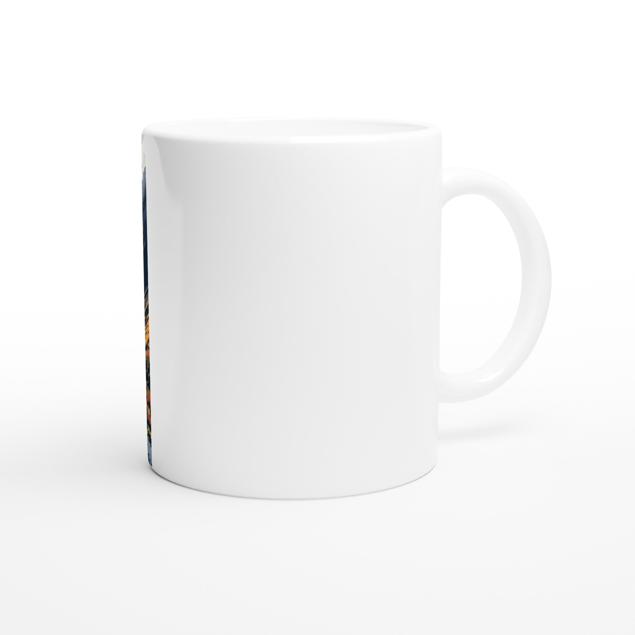 Glencoe Road Coffee Tea Ceramic 11oz Mug — detail view | Wild Thread Co