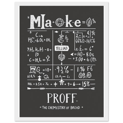 Baker Framed Print Wall Art Ready to Hang UK Framed Art Print — detail view | Wild Thread Co