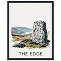 Peak District Gritstone Millstone Framed Print Wall Art Ready to Hang — Framed Art Print | Wild Thread Co UK