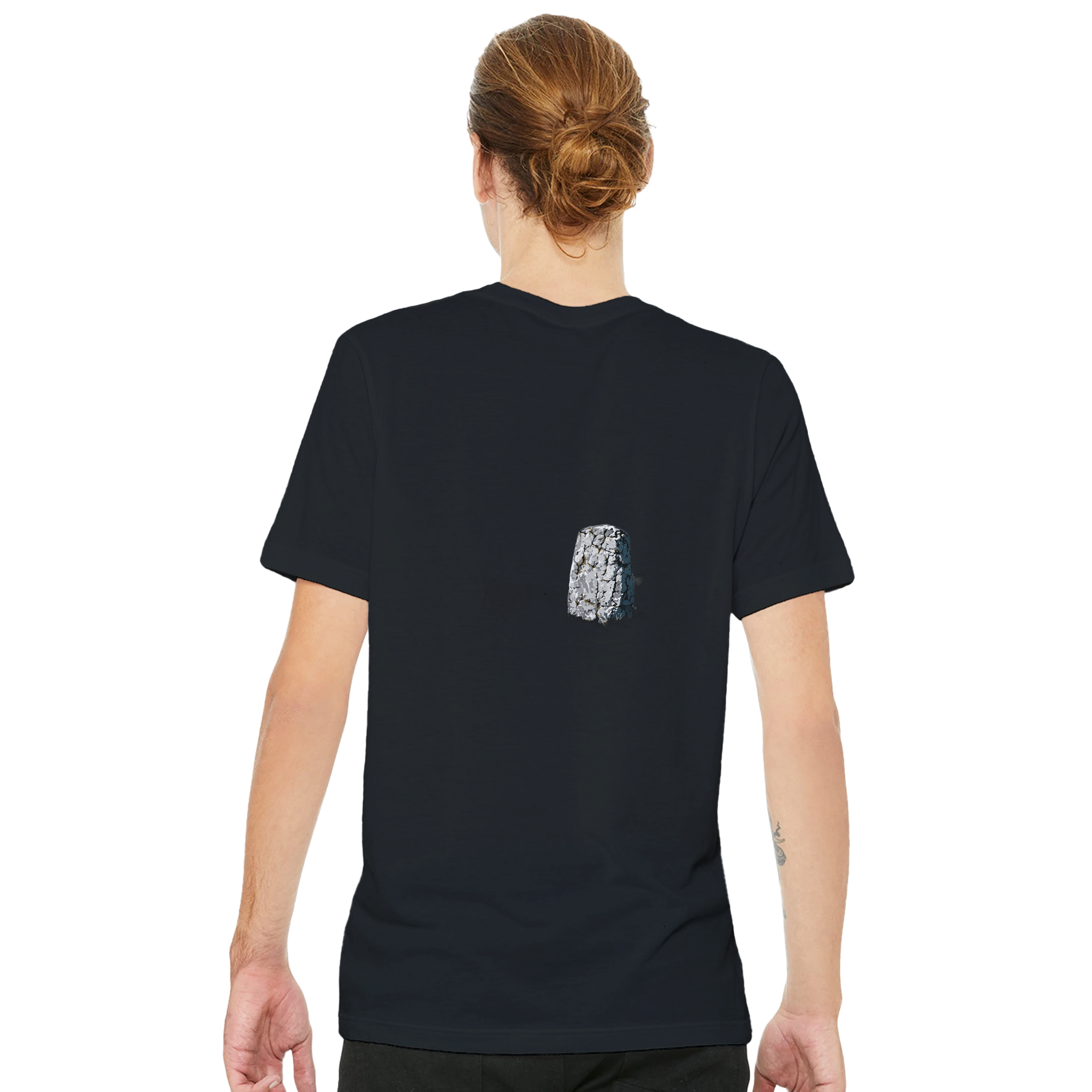 Peak District Gritstone Millstone T-Shirt Unisex Cotton Tee UK T-Shirt — detail view | Wild Thread Co