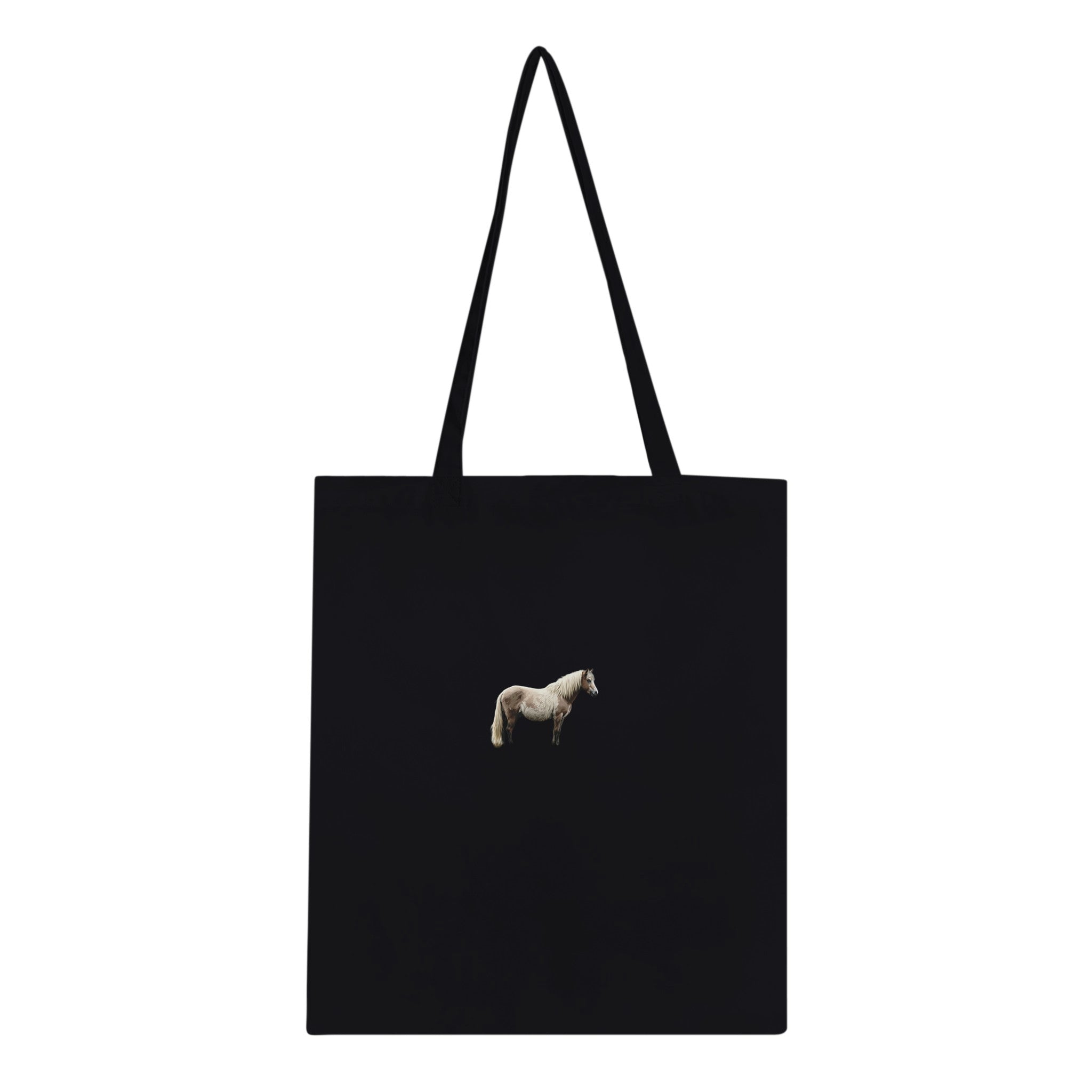 Dartmoor Wild Pony Mist Cotton Shopper UK Tote Bag UK Gift Tote Bag — detail view | Wild Thread Co